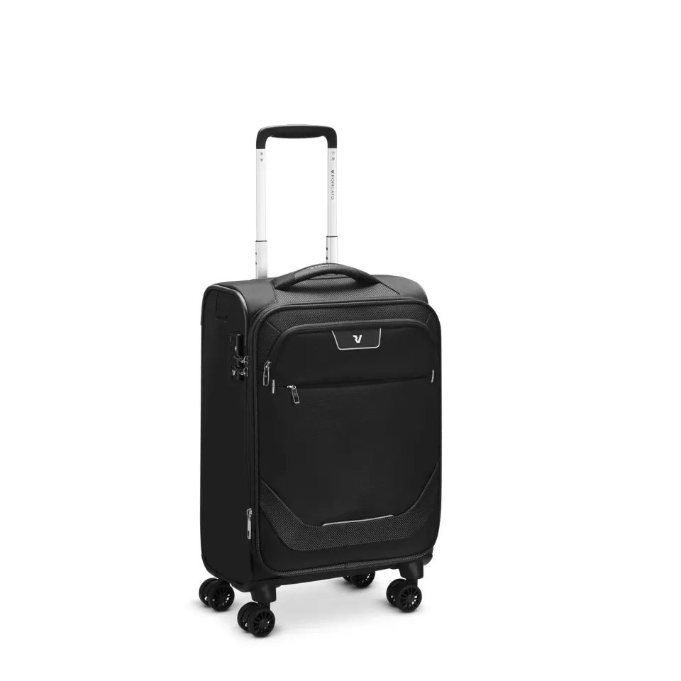 Roncato Joy Trolley Cabina 55x35x23/25 Nero Espandibile