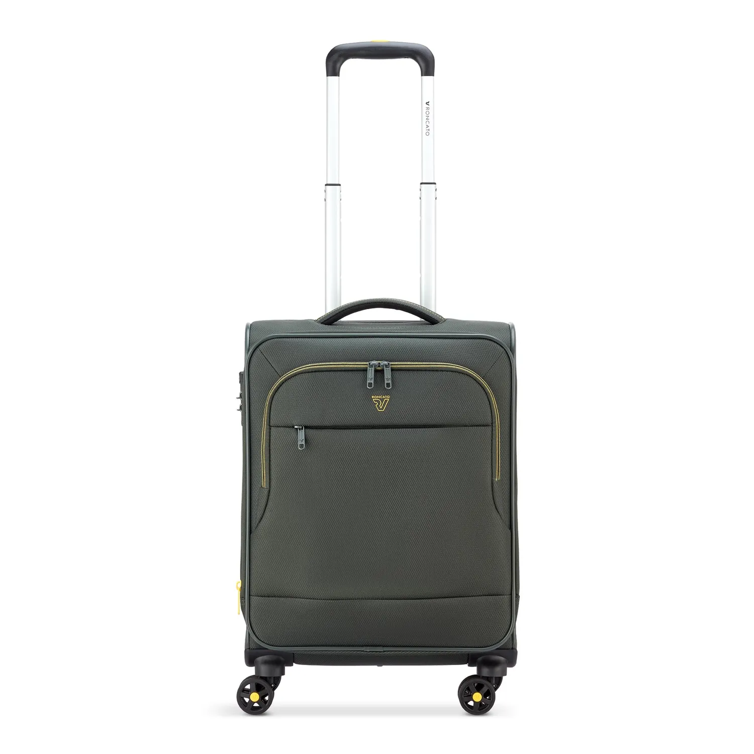 Roncato Flyover Trolley cabina 55x40x20 Verde Foresta espandibile