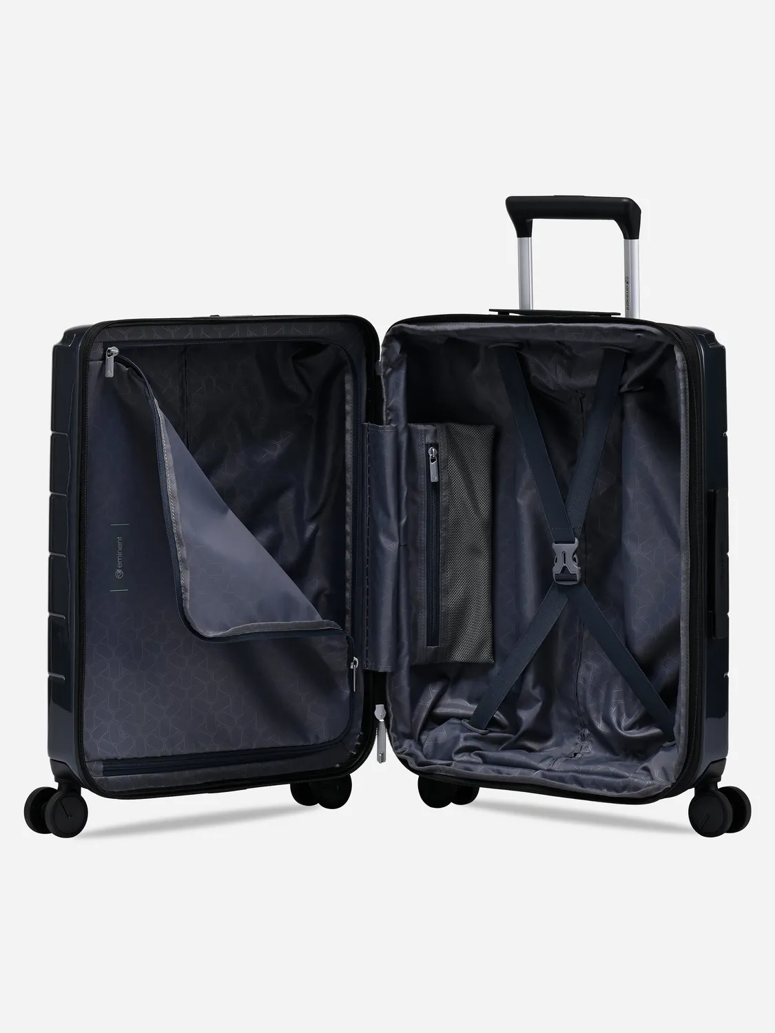Eminent Voyager Cabina Espandibile trolley nero rigido