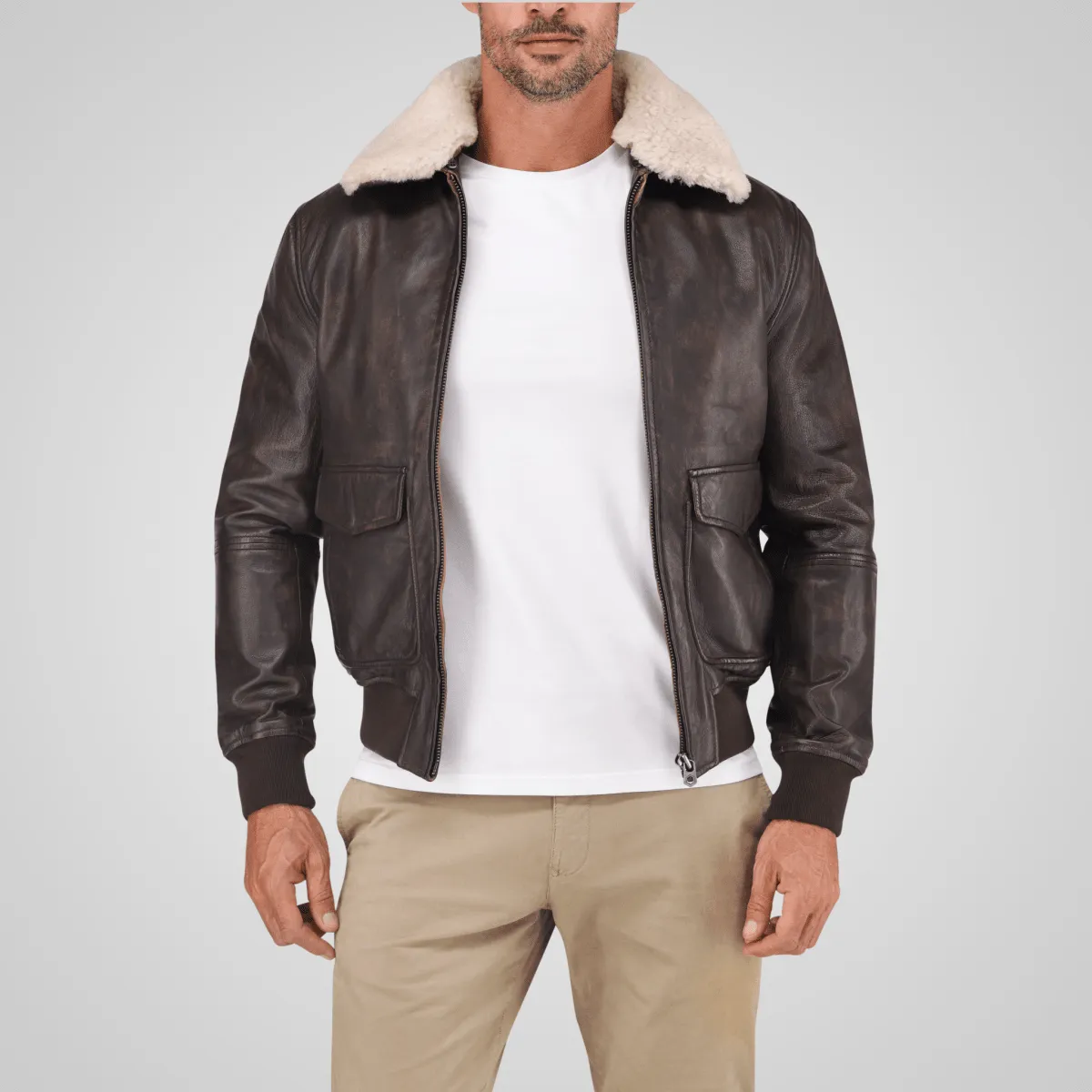 Jekyll Hide Harry giacca pelle uomo nero