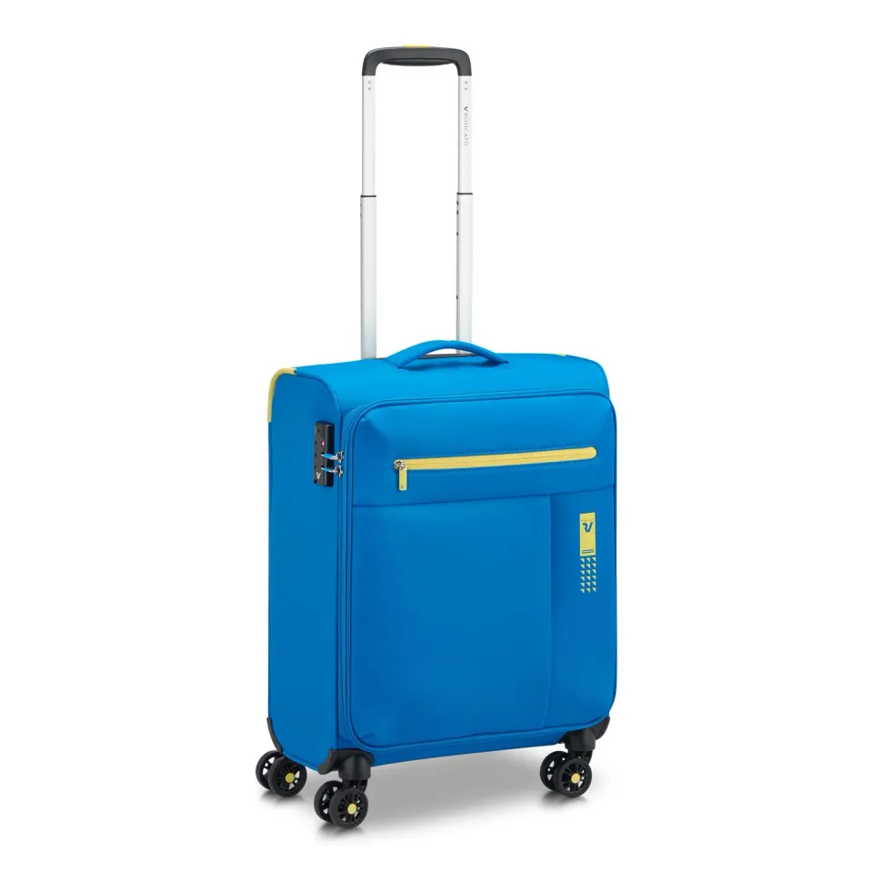 Roncato Lite Soft Trolley Cabina 55x40x20 Blu Cobalto 42 L