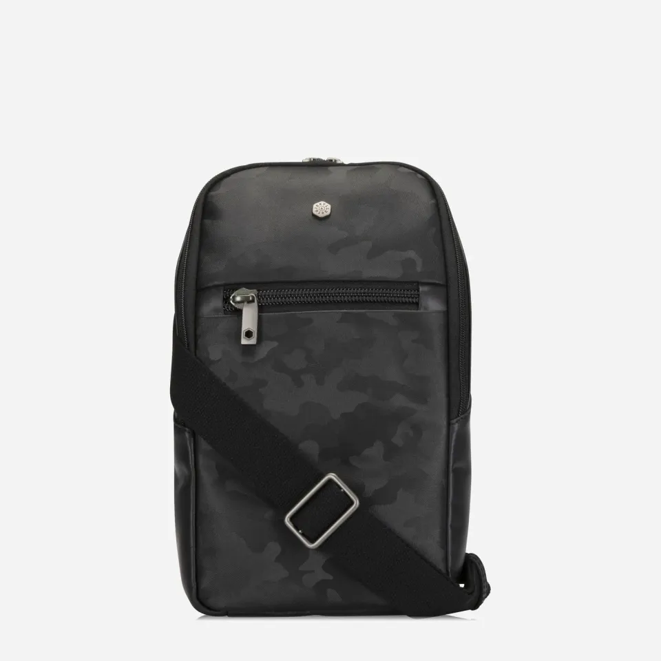 Jekyll Hide Havana zaino monospalla pelle camo black