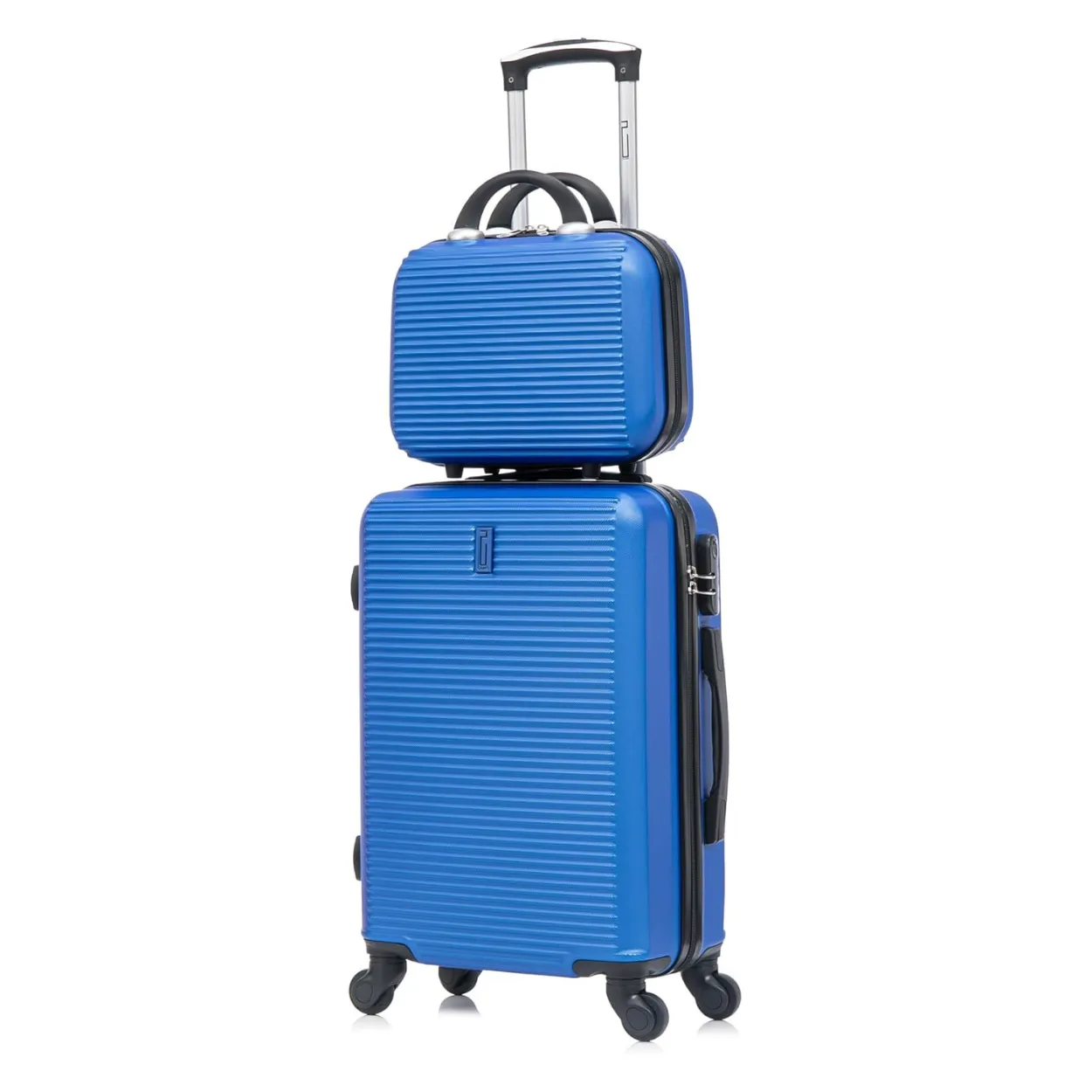 CELIMS Linea S Bagaglio a Mano 55 cm Blu con Beauty ABS