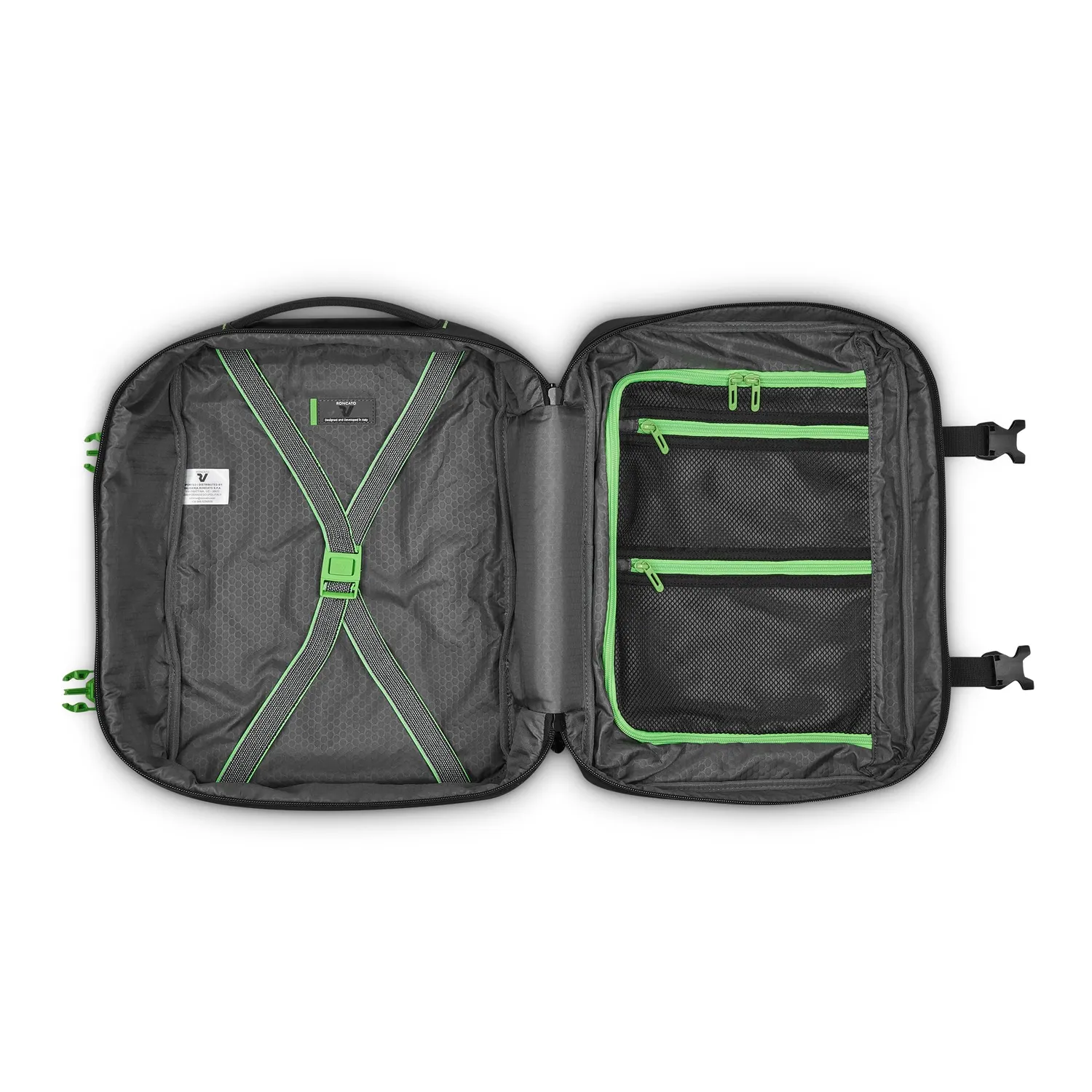 Roncato Norway Zaino Viaggio 40x30x20 Nero 24L Ryanair