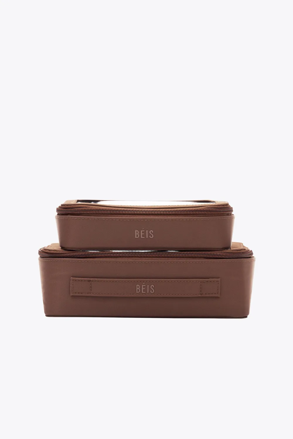 Beis In Flight set trousse acero trasparente