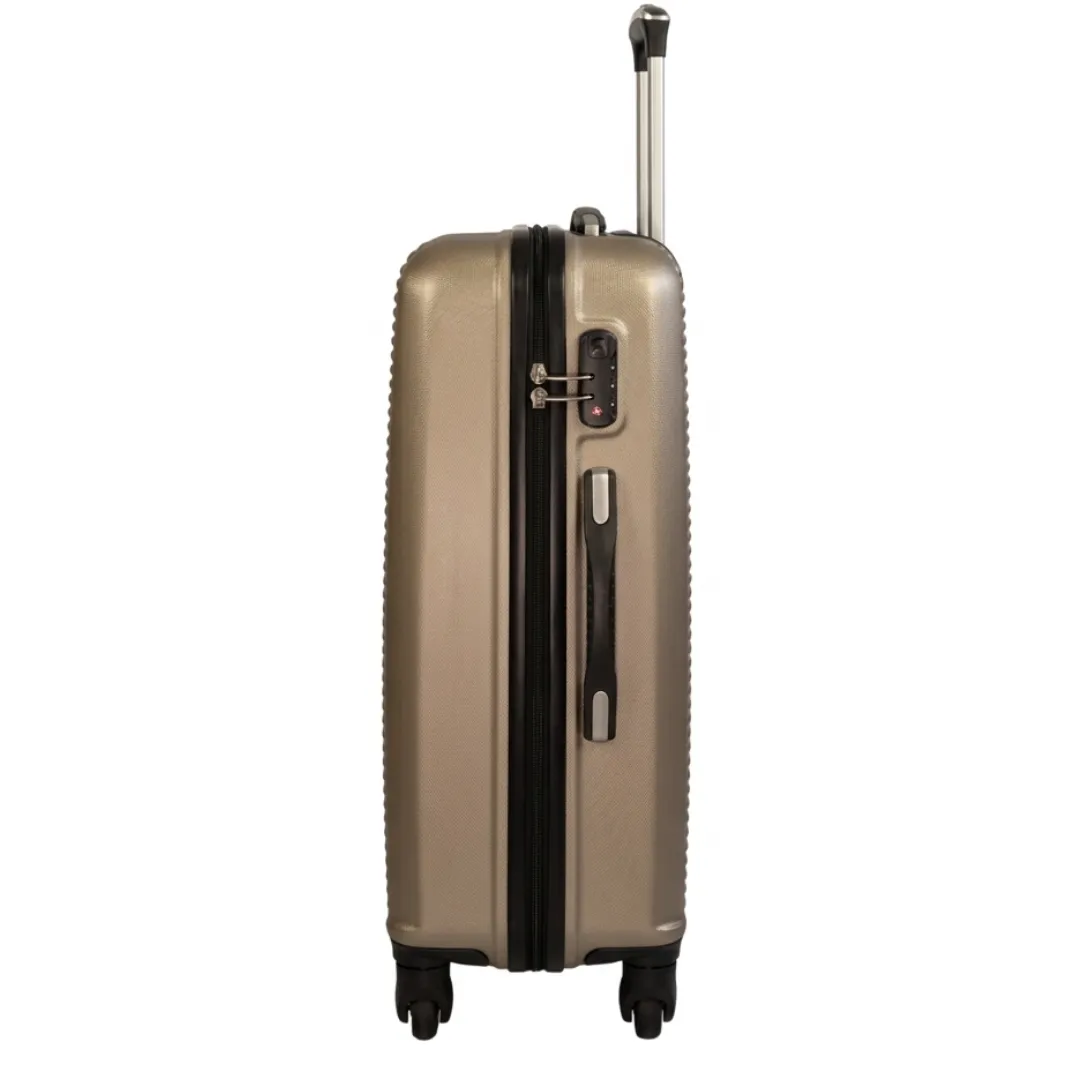 CELIMS Set 2 Valigie ABS 55cm+65cm Cabina Stiva