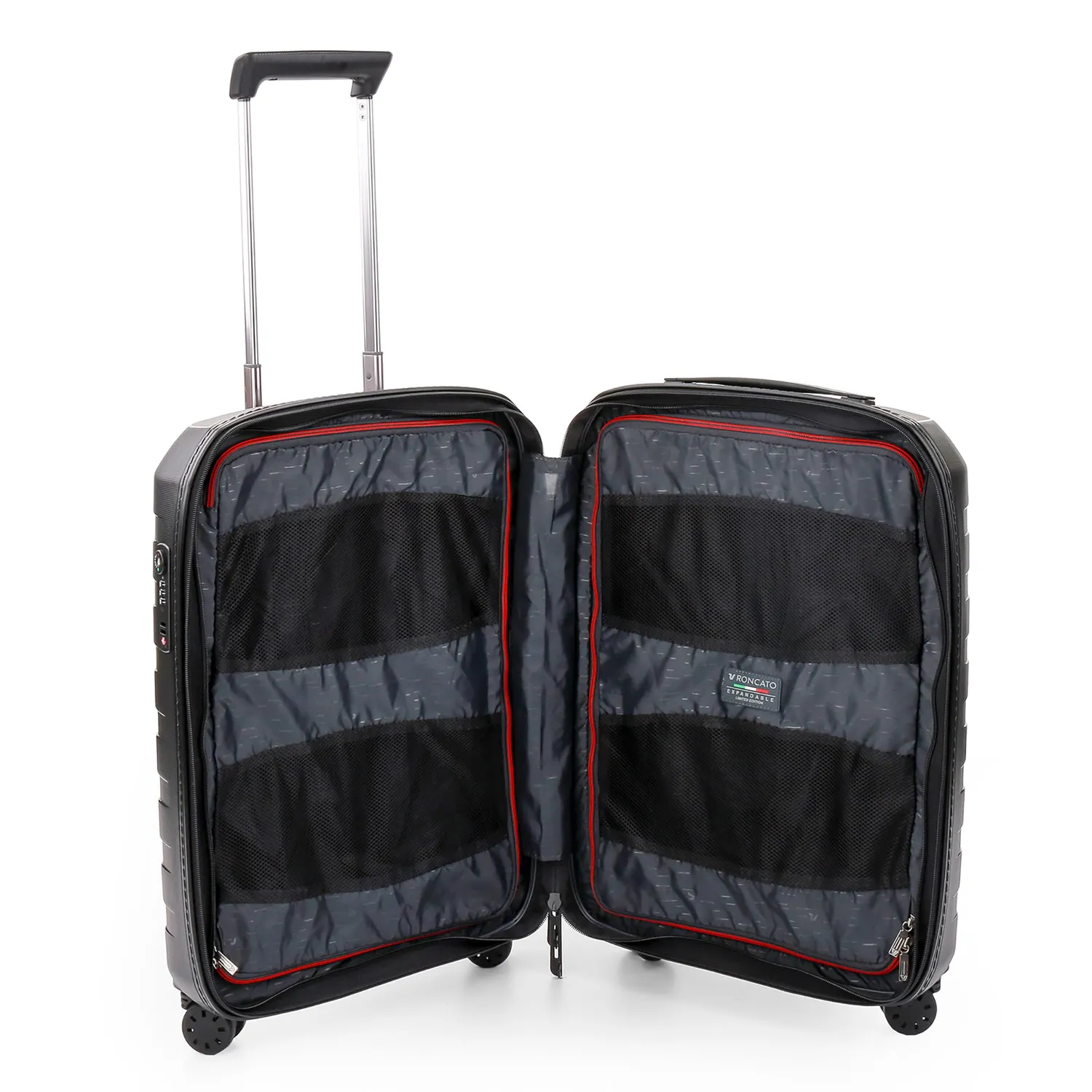 Roncato Box 4.0 trolley cabina 55x40x20 nero espandibile 41L