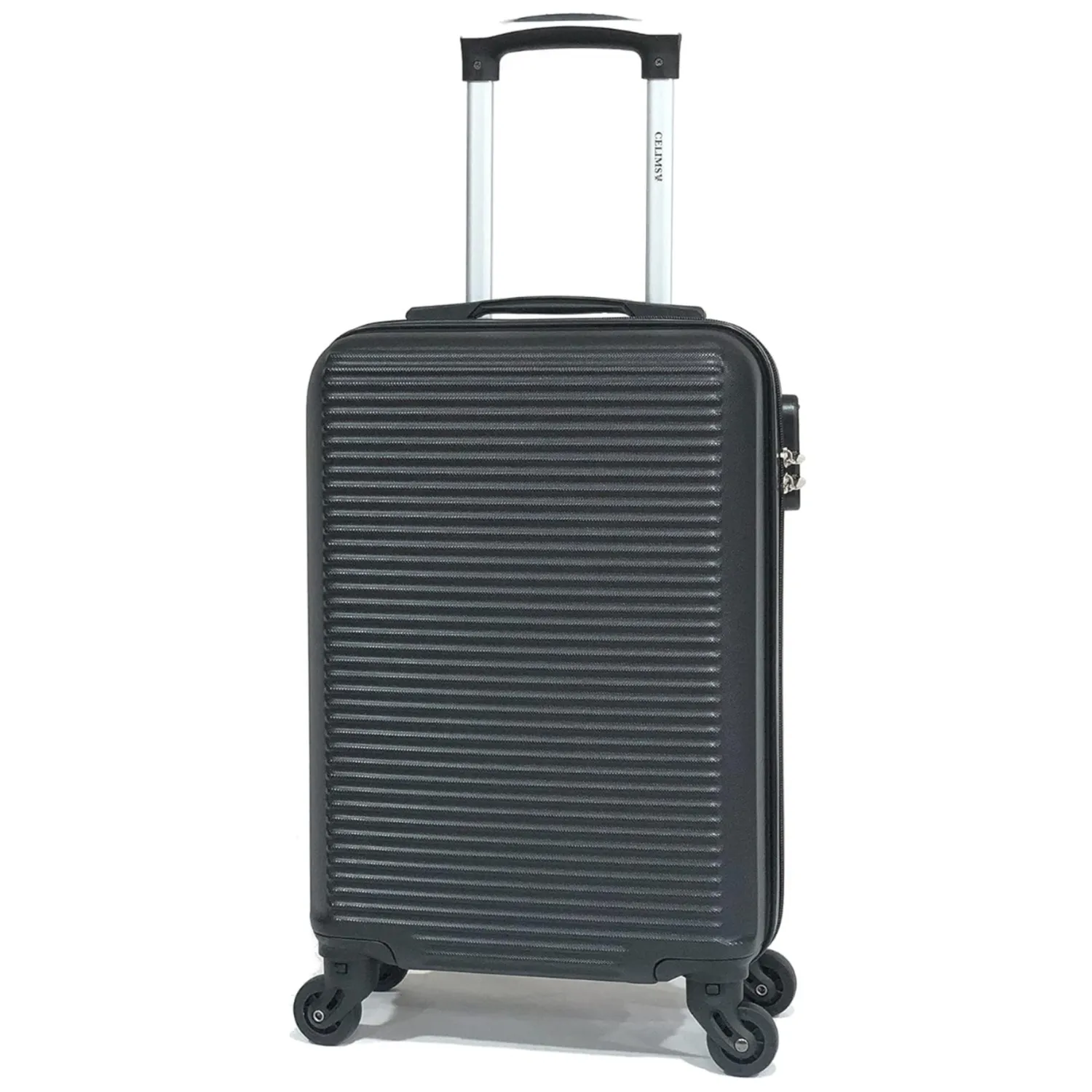 CELIMS XS Valigia Cabina 45 cm + Beauty Case Nero ABS