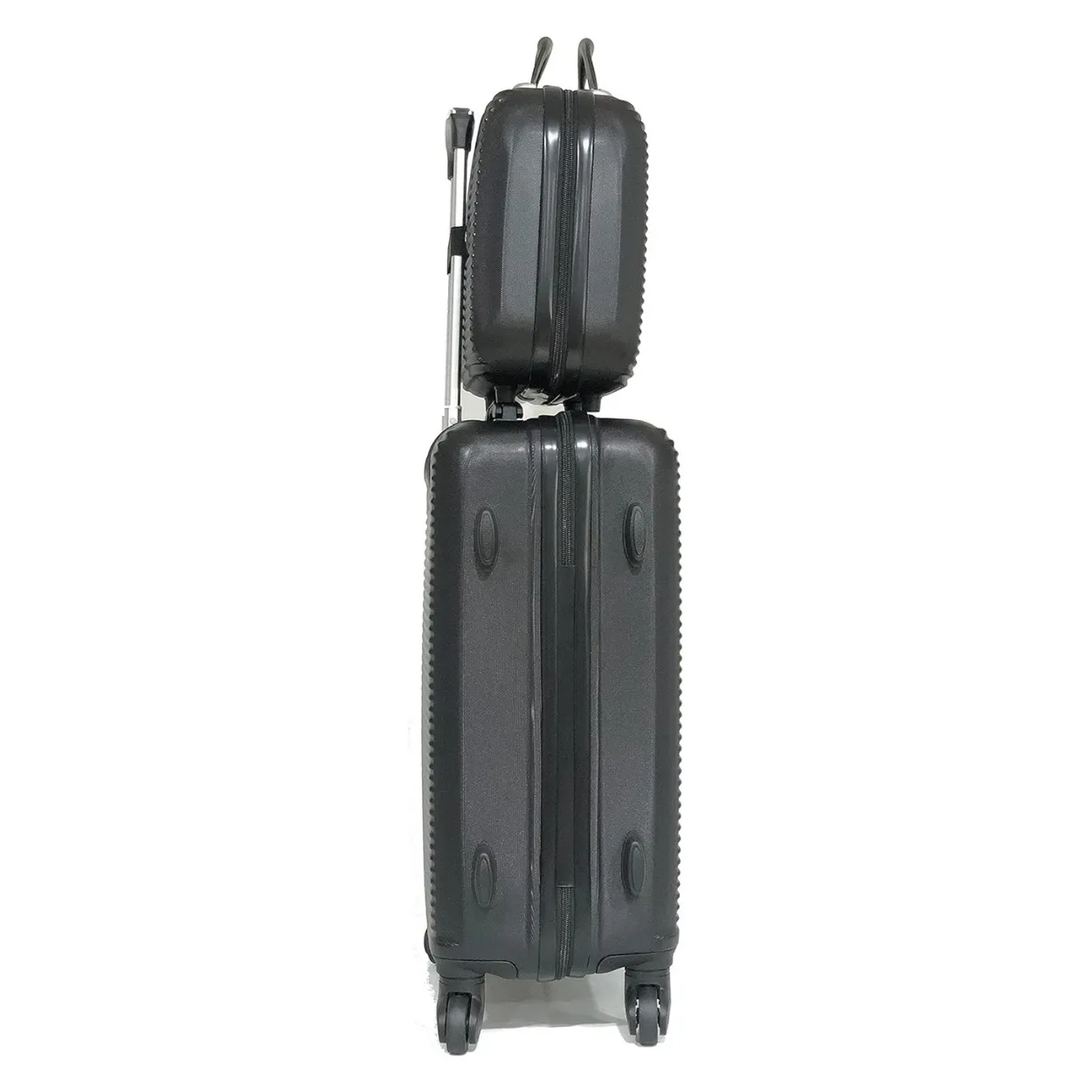 CELIMS Weekend Set 5 Pezzi Valigie ABS + Beauty nero