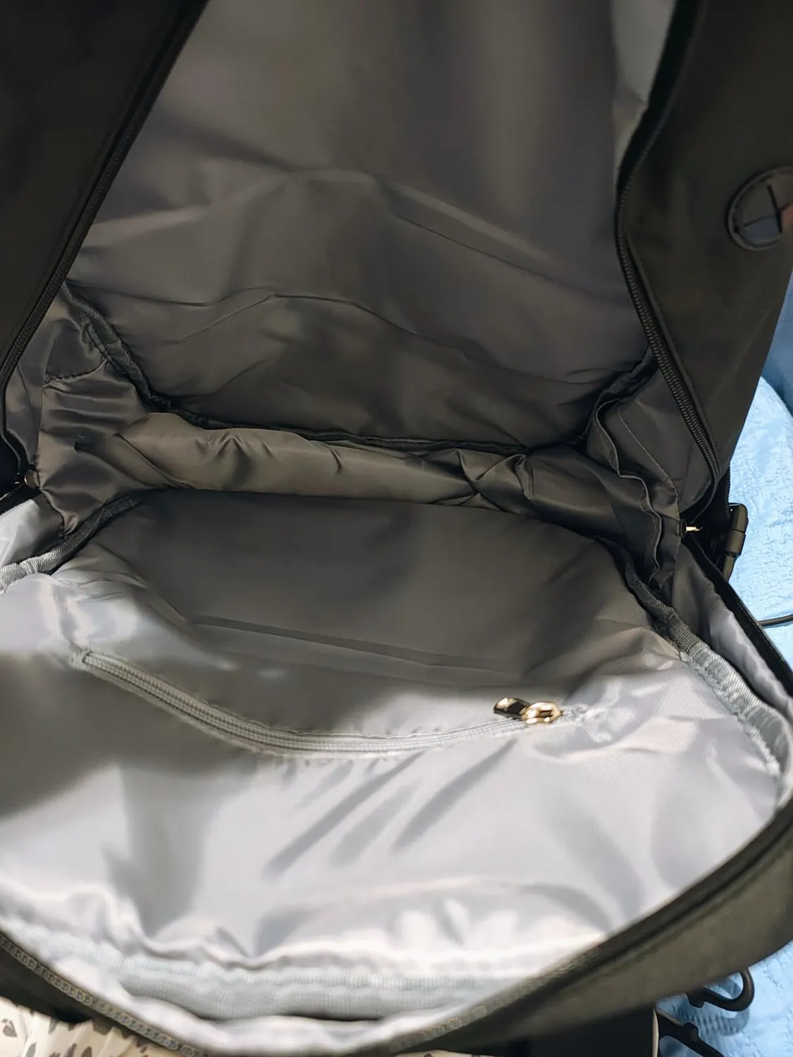 Kono zaino porta PC 15,6 pollici grigio/beige impermeabile