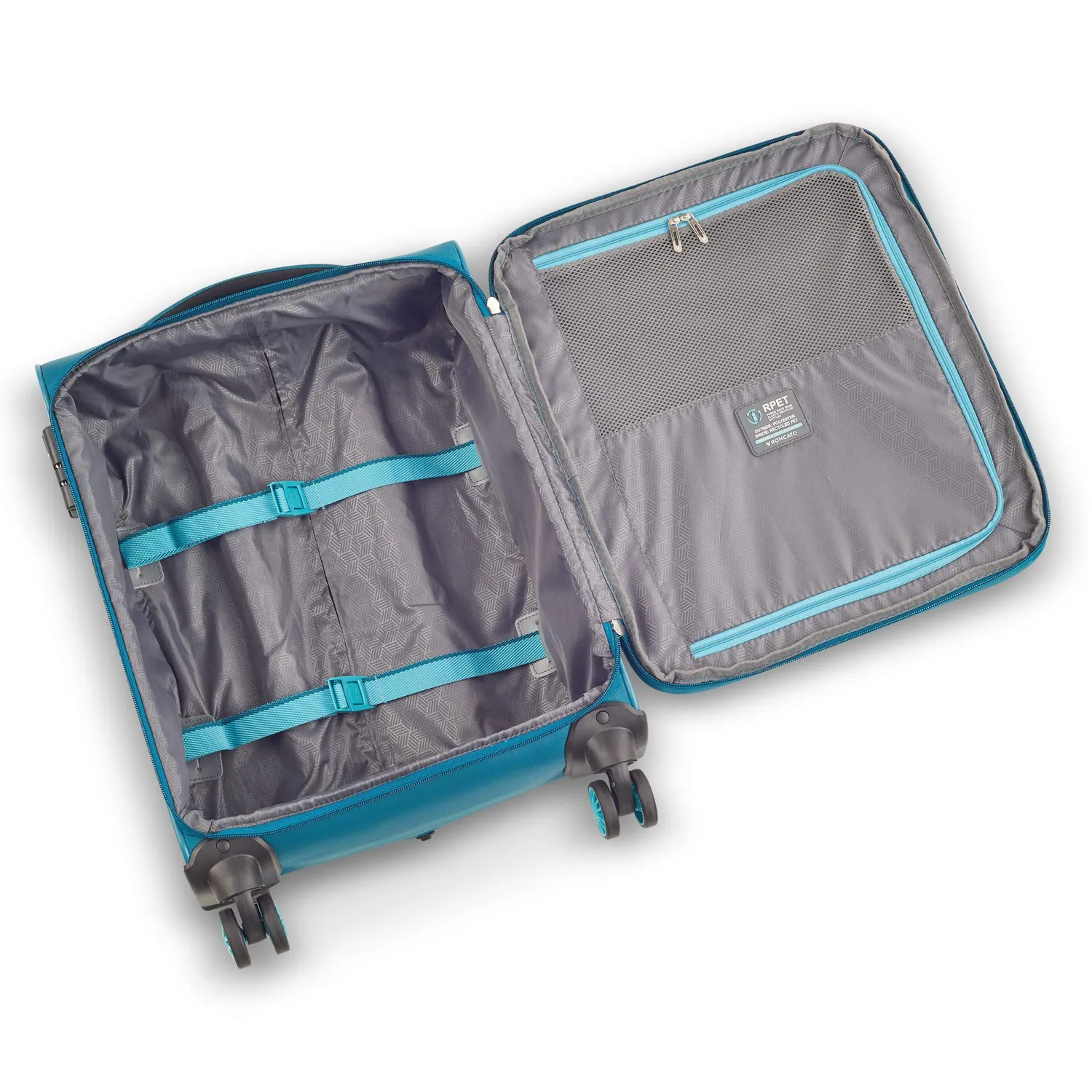 Roncato Crosslite trolley mano 55x40 petrolio 42L