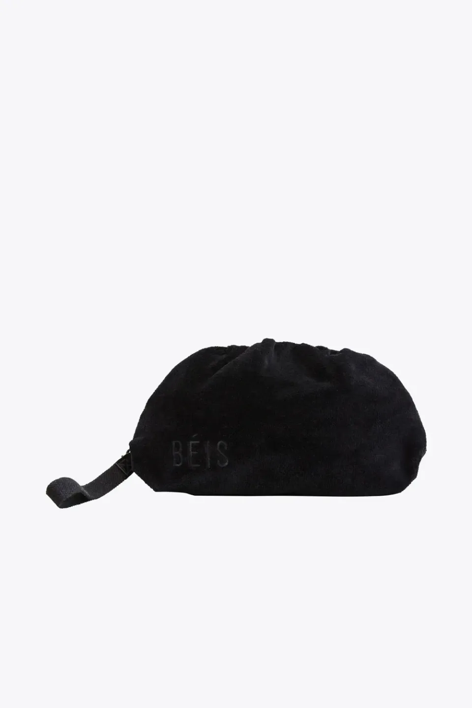 Beis Terry Cosmetic Clutch Nera Pochette Spugna