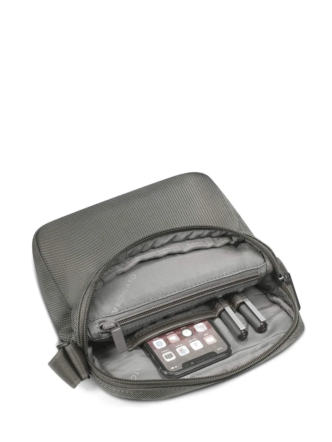 Roncato Panama 4.0 tracolla piccola Fossil unisex