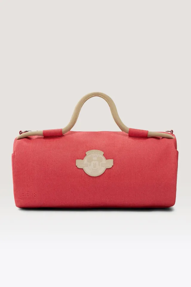 Beis Disney Large Duffle borsone rosso red jeans