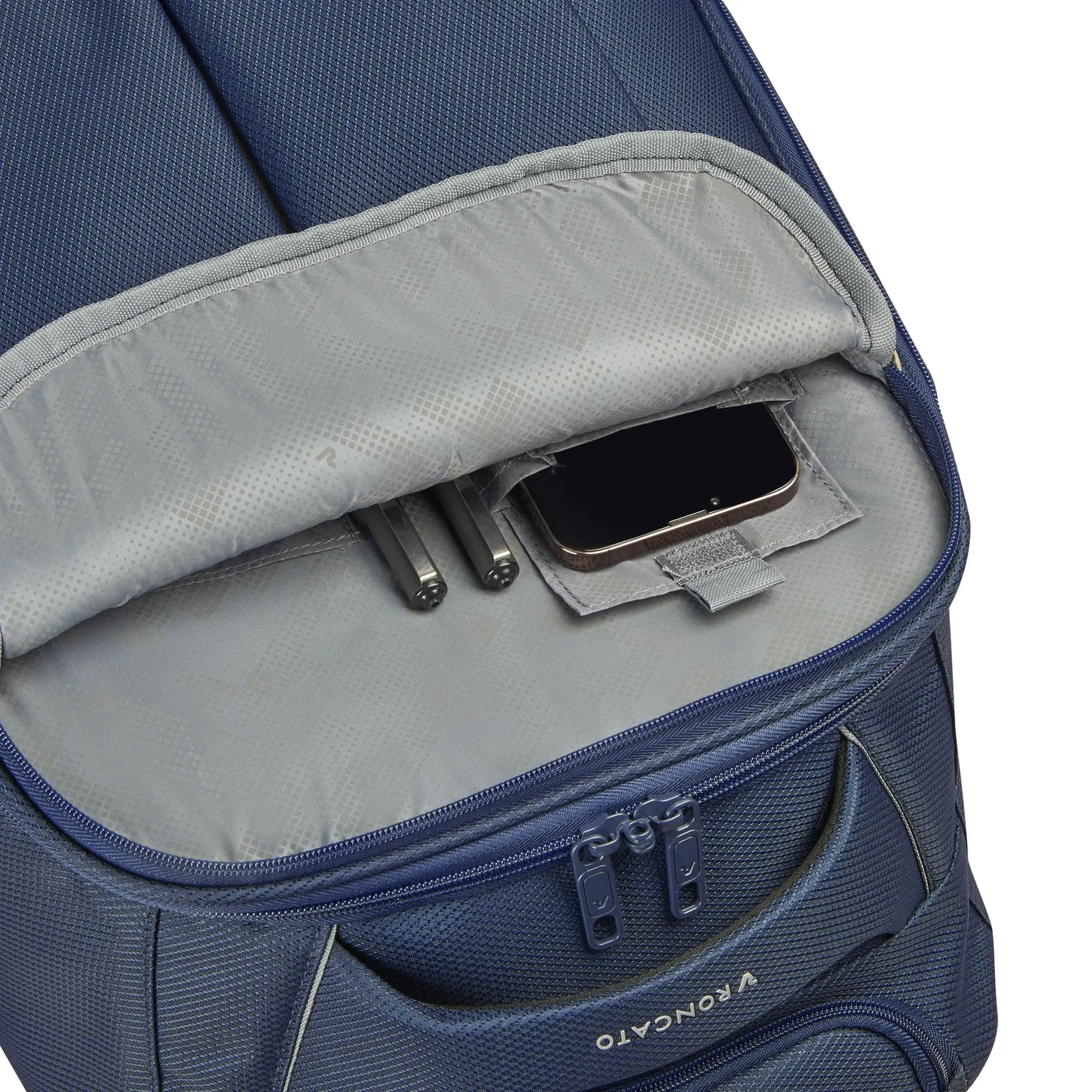 Roncato Ironik 2.0 zaino trolley 48x32x20 blu notte