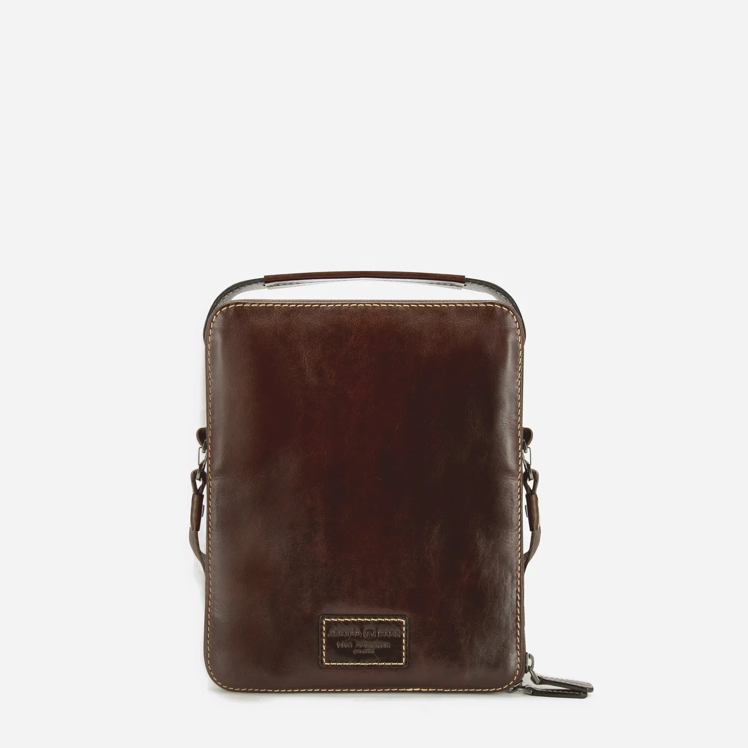 Jekyll Hide Oxford crossbody organiser pelle nero