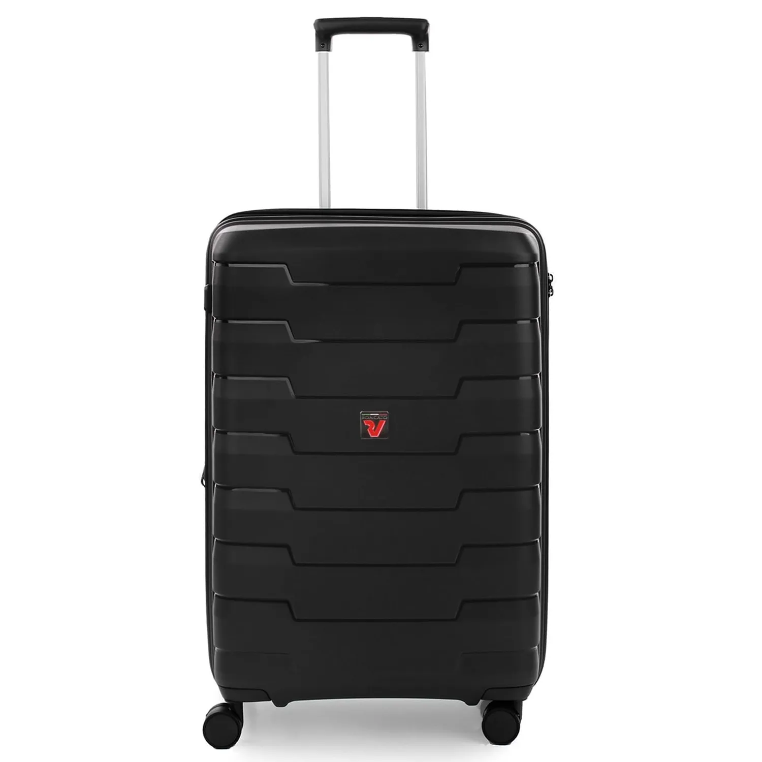Roncato Skyline valigia nera 70 cm espandibile