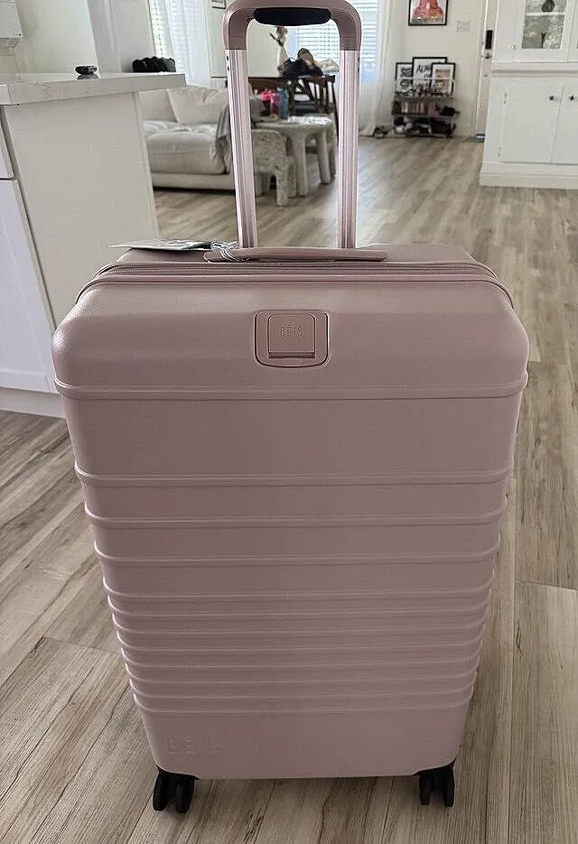 Beis Large Check-In Roller valigia maple rigida stiva
