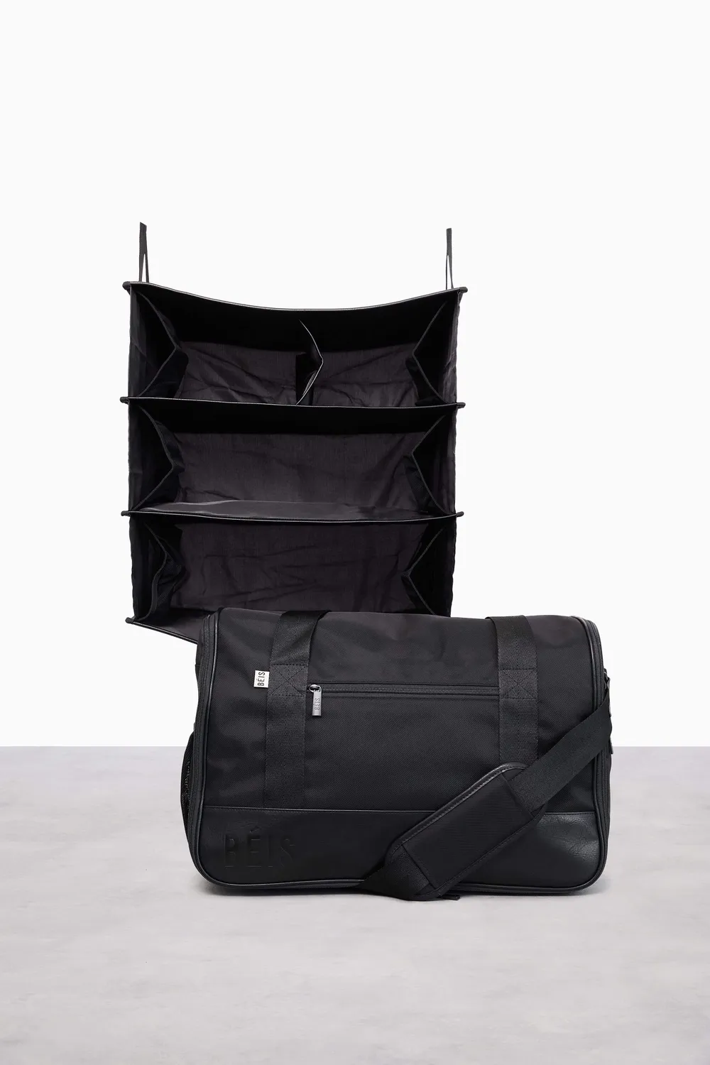 Beis Hanging Duffle Borsone 2in1 nero appendibile cabina