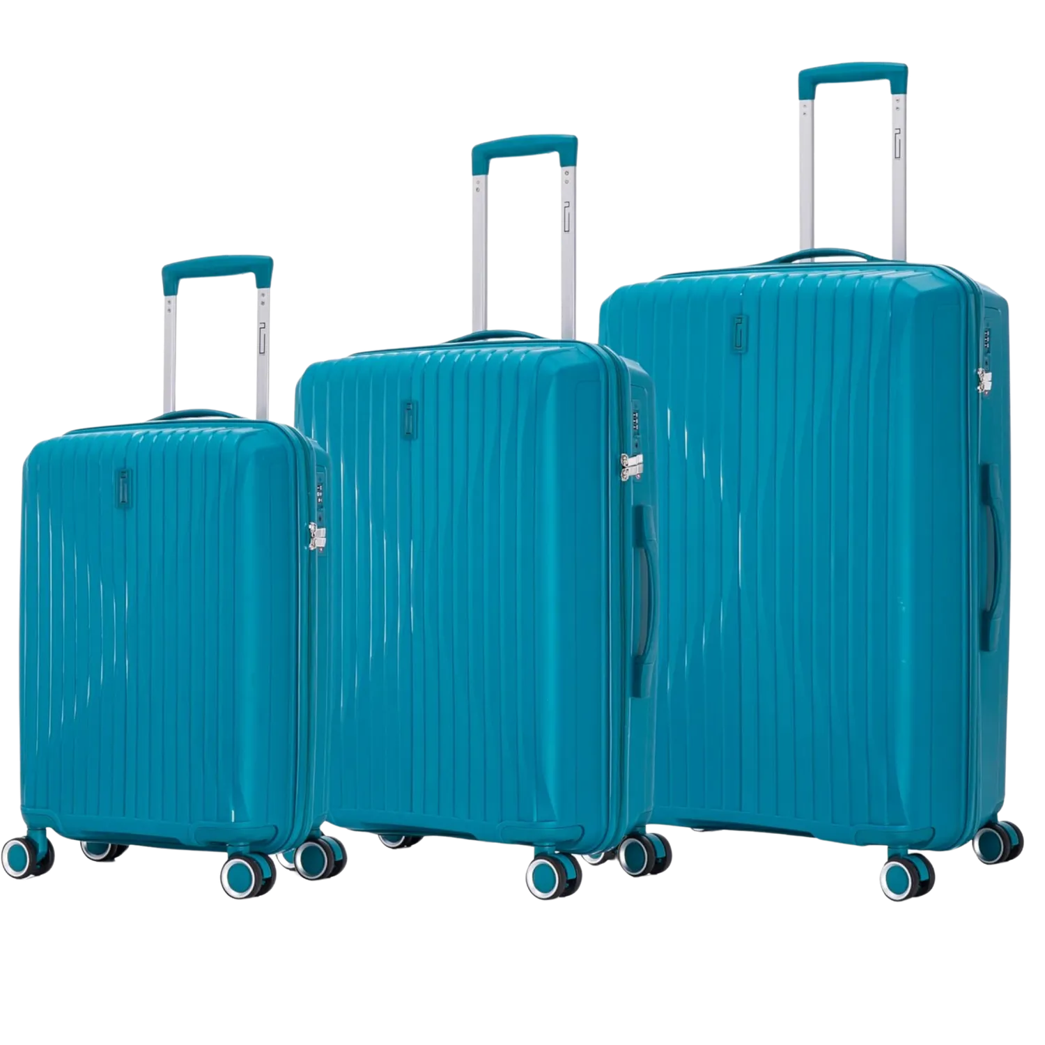 CELIMS SkyCruiser Set 3 Valigie Blu Polipropilene 55+65+75 cm