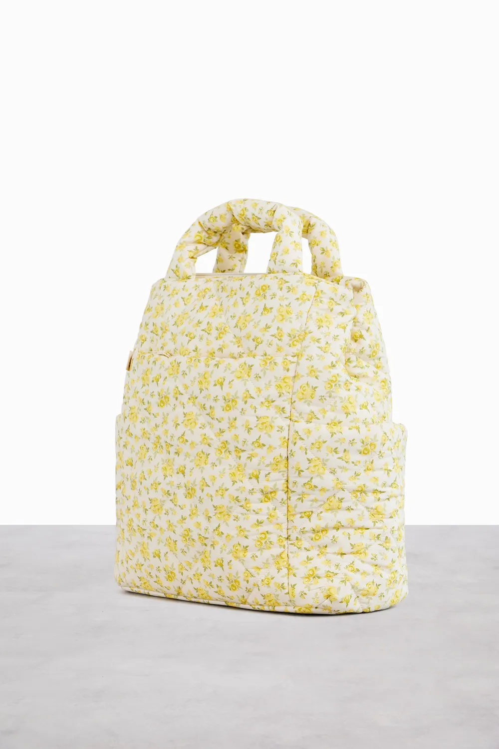 Beis Backpack Tote borsa trapuntata Garden Party
