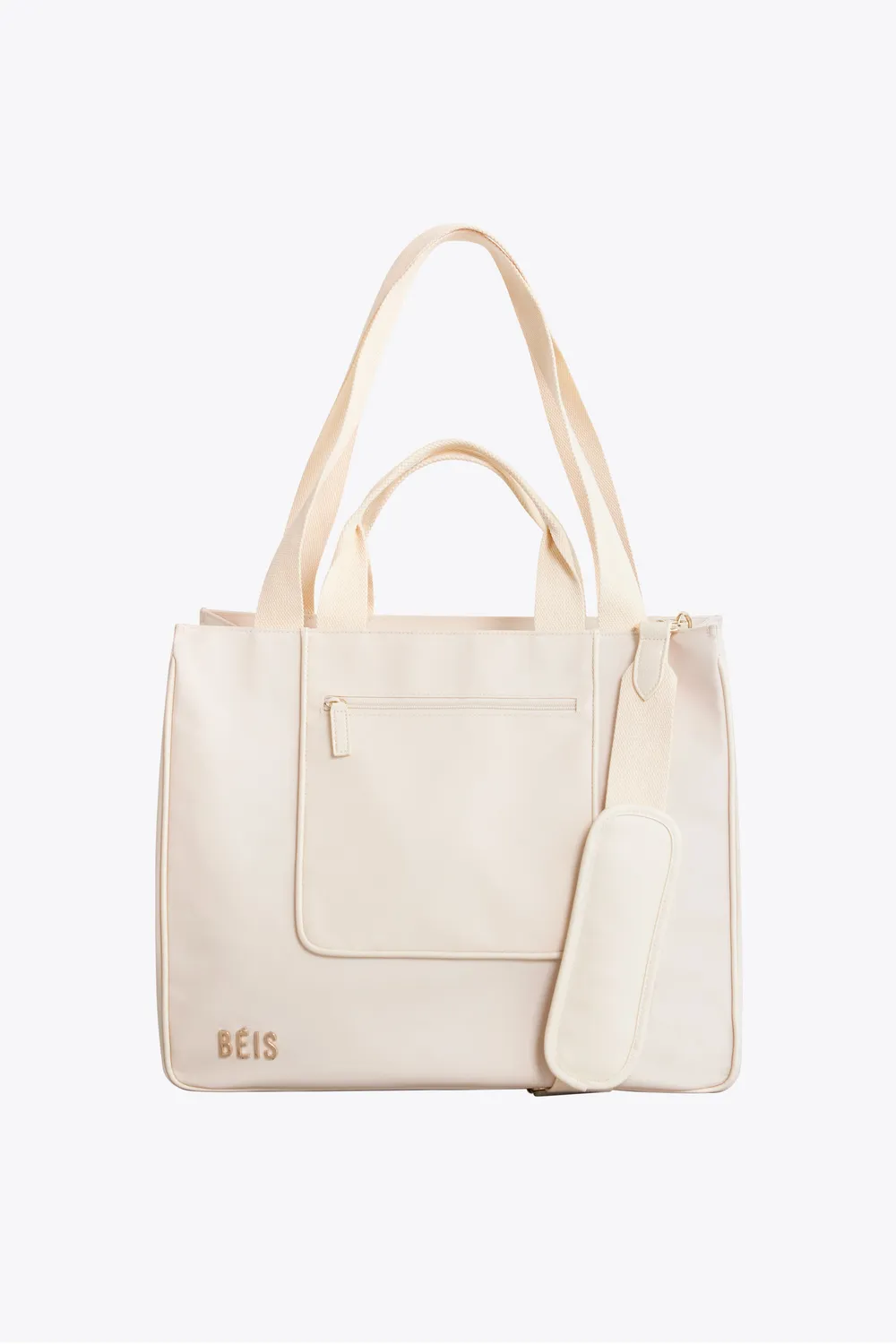 Beis East To West Tote borsa Beige riciclata
