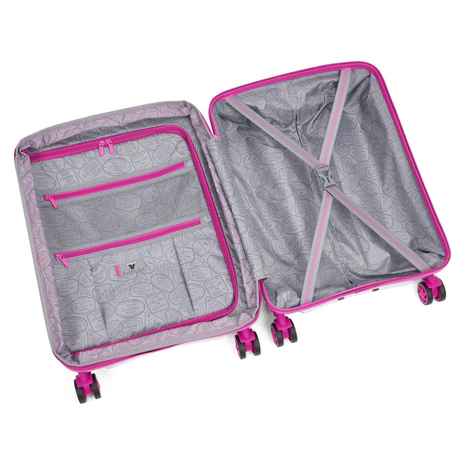 Roncato Wave Spot trolley bagaglio a mano espandibile magenta