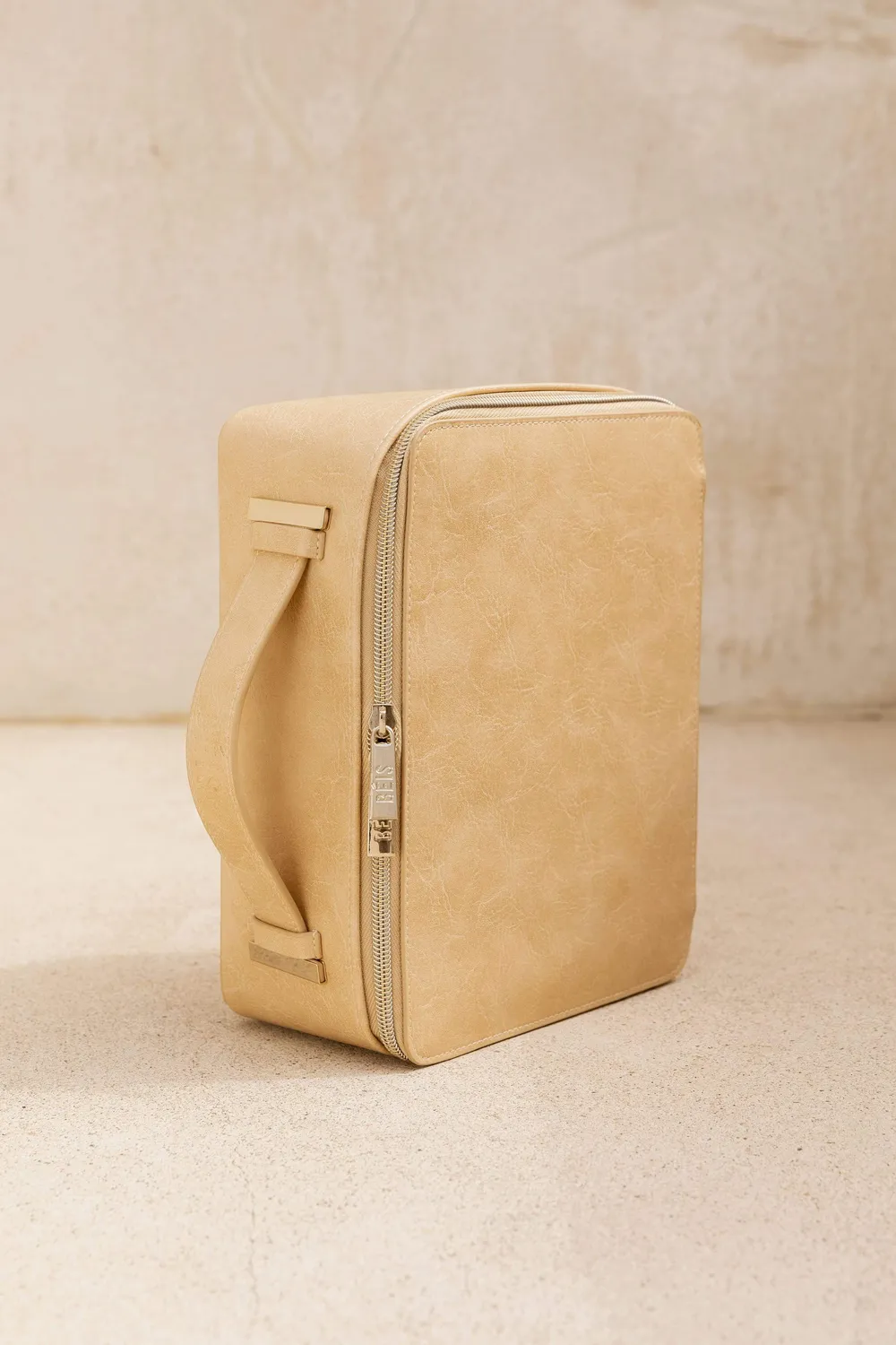 Beis The Cosmetic Case beauty case beige impermeabile