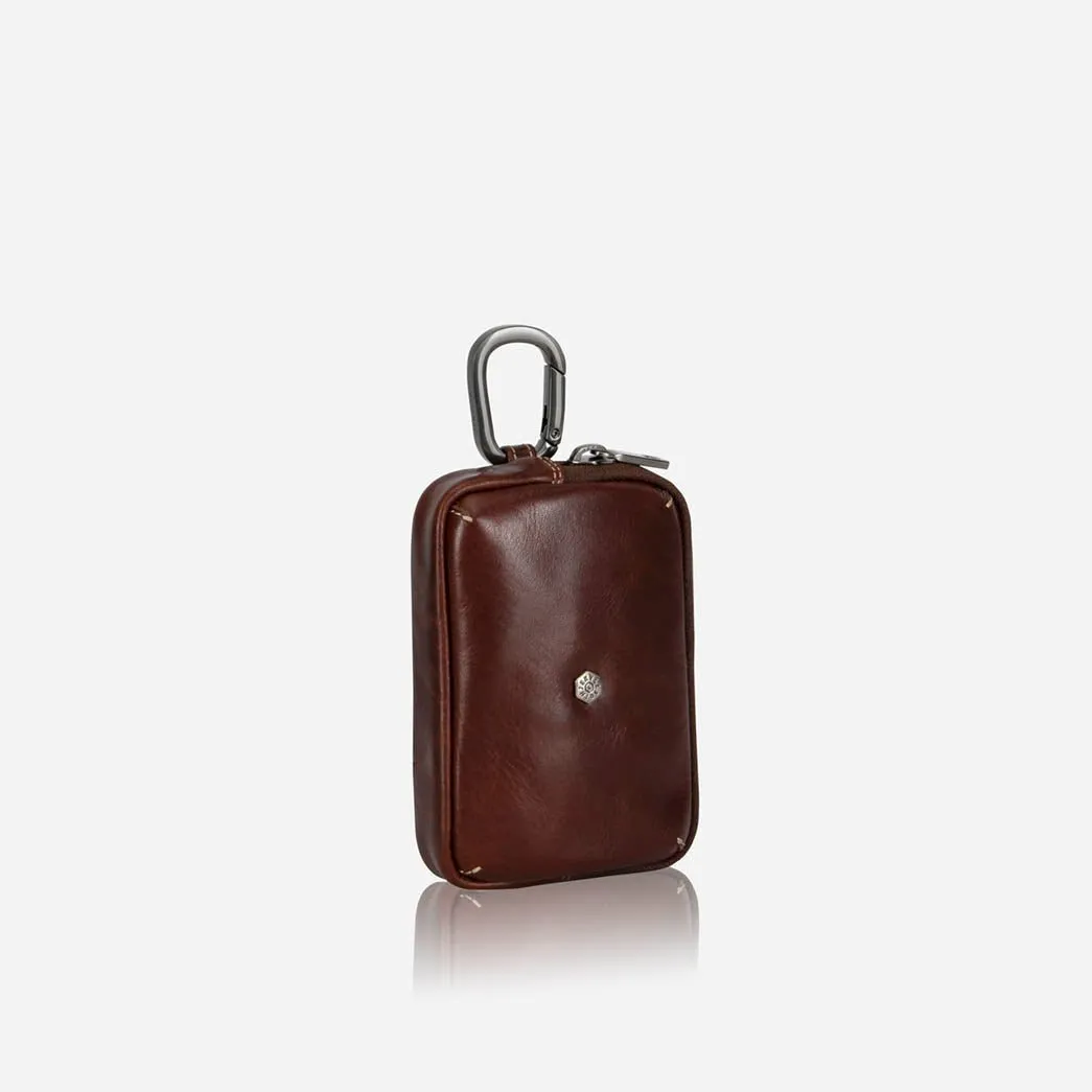 Jekyll & Hide Utility Pouch pochette Mocha pelle compatta