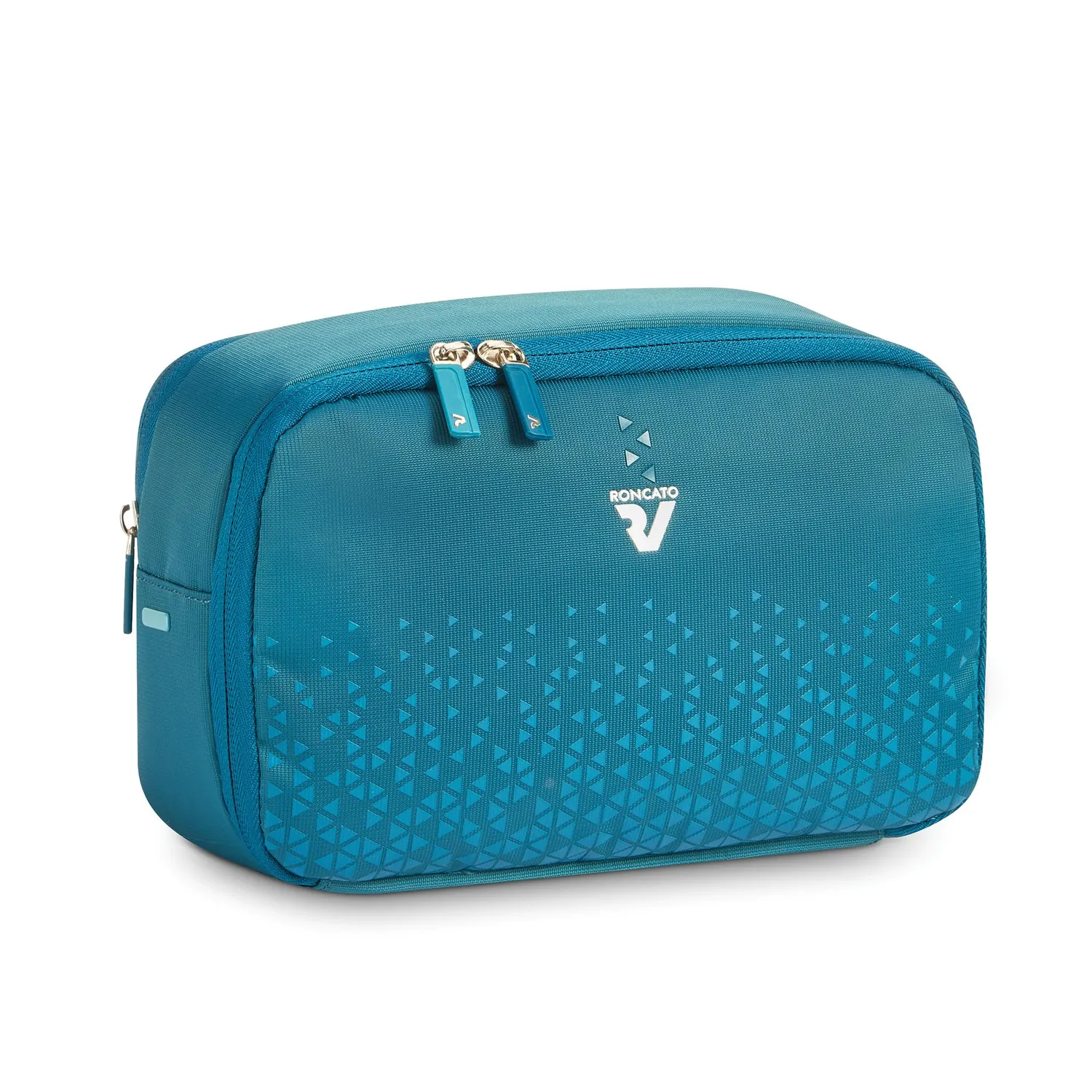 Roncato Crosslite beauty case petrolio 10 scomparti eco