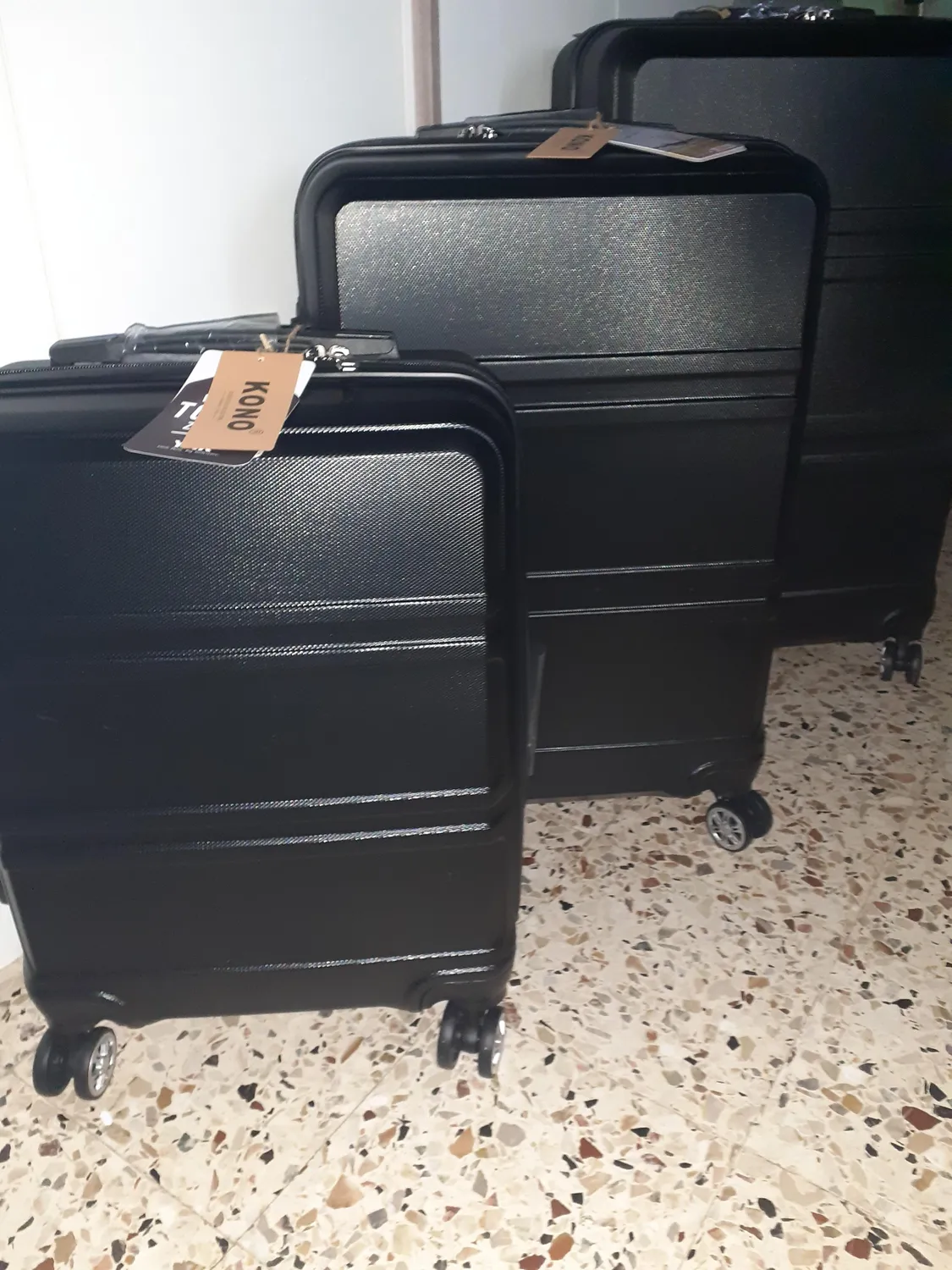 Kono 20 24 28 Set Valigie Rigide Grigio ABS