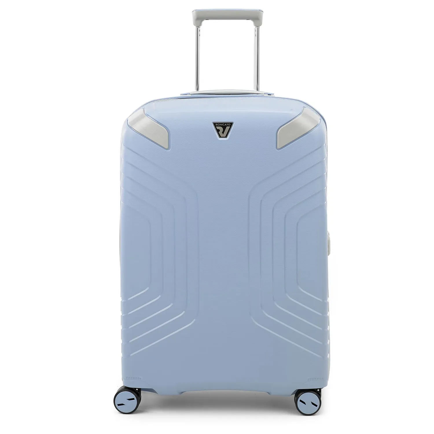 Roncato Ypsilon 2.0 Eco trolley medio azzurro rigido TSA