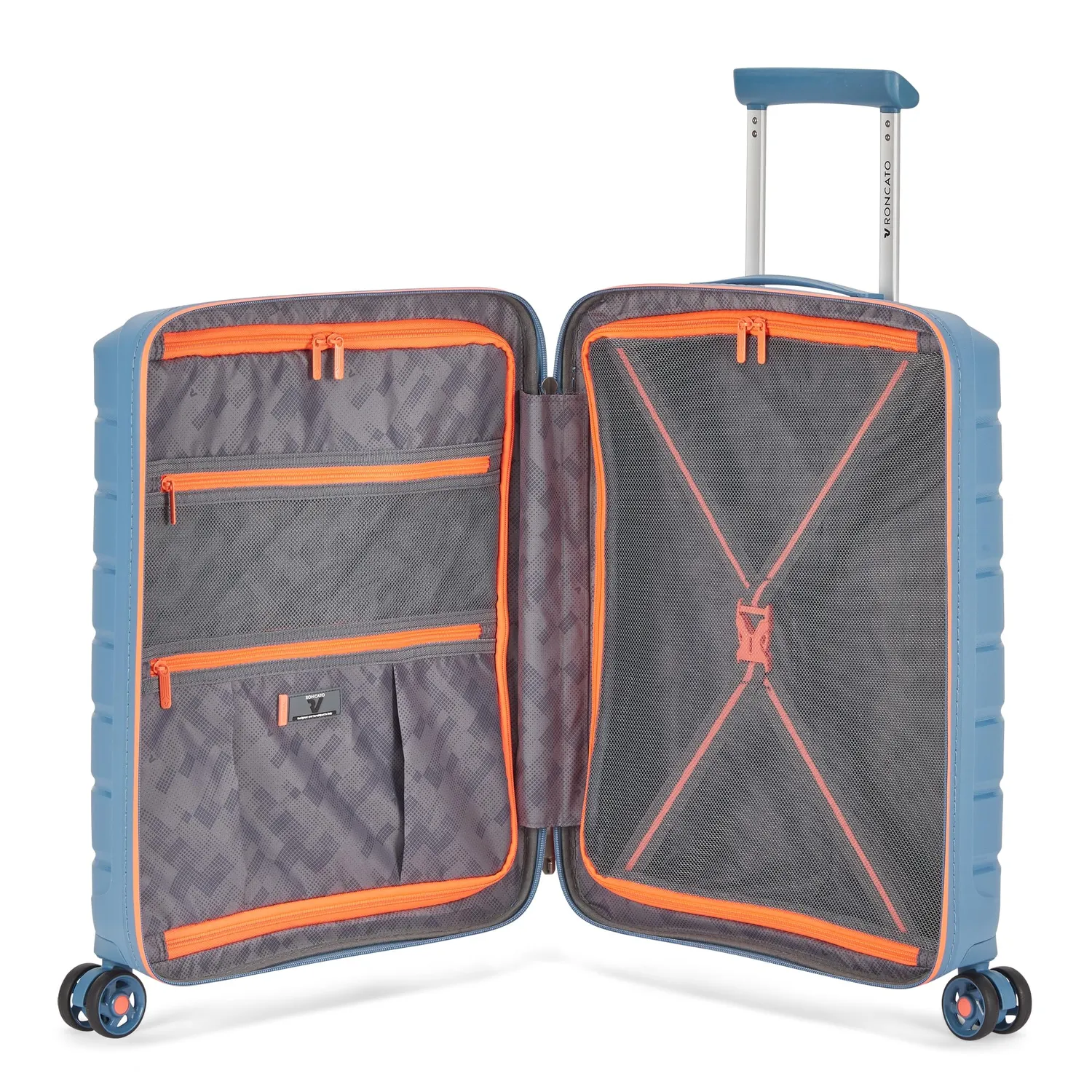 Roncato B-Flying Neon Bagaglio Mano 55x40x20 Blu Avio