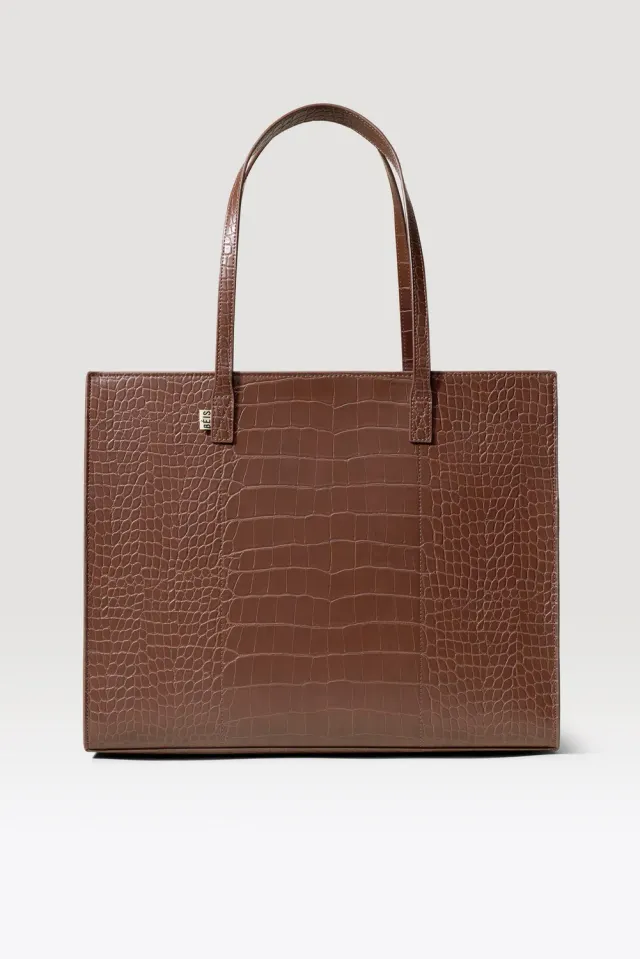 Beis Large Work Tote borsa tote maple croc