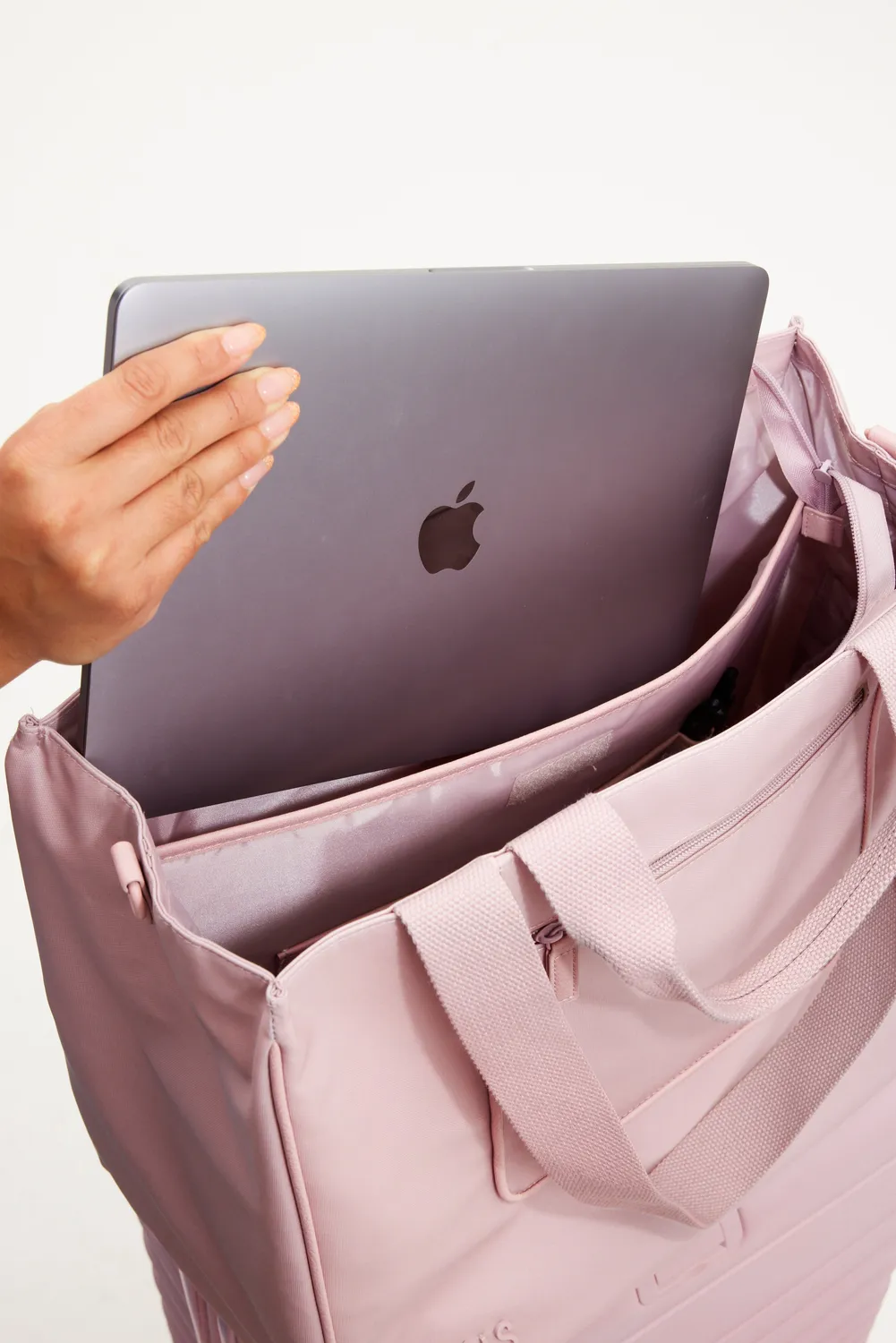Beis East To West tote bag rosa Atlas da cabina
