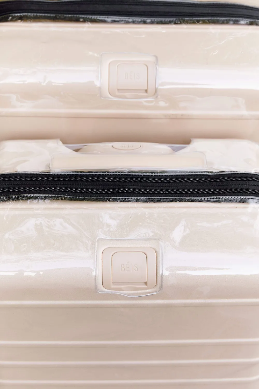 Beis Large Check-In cover valigia trasparente PVC