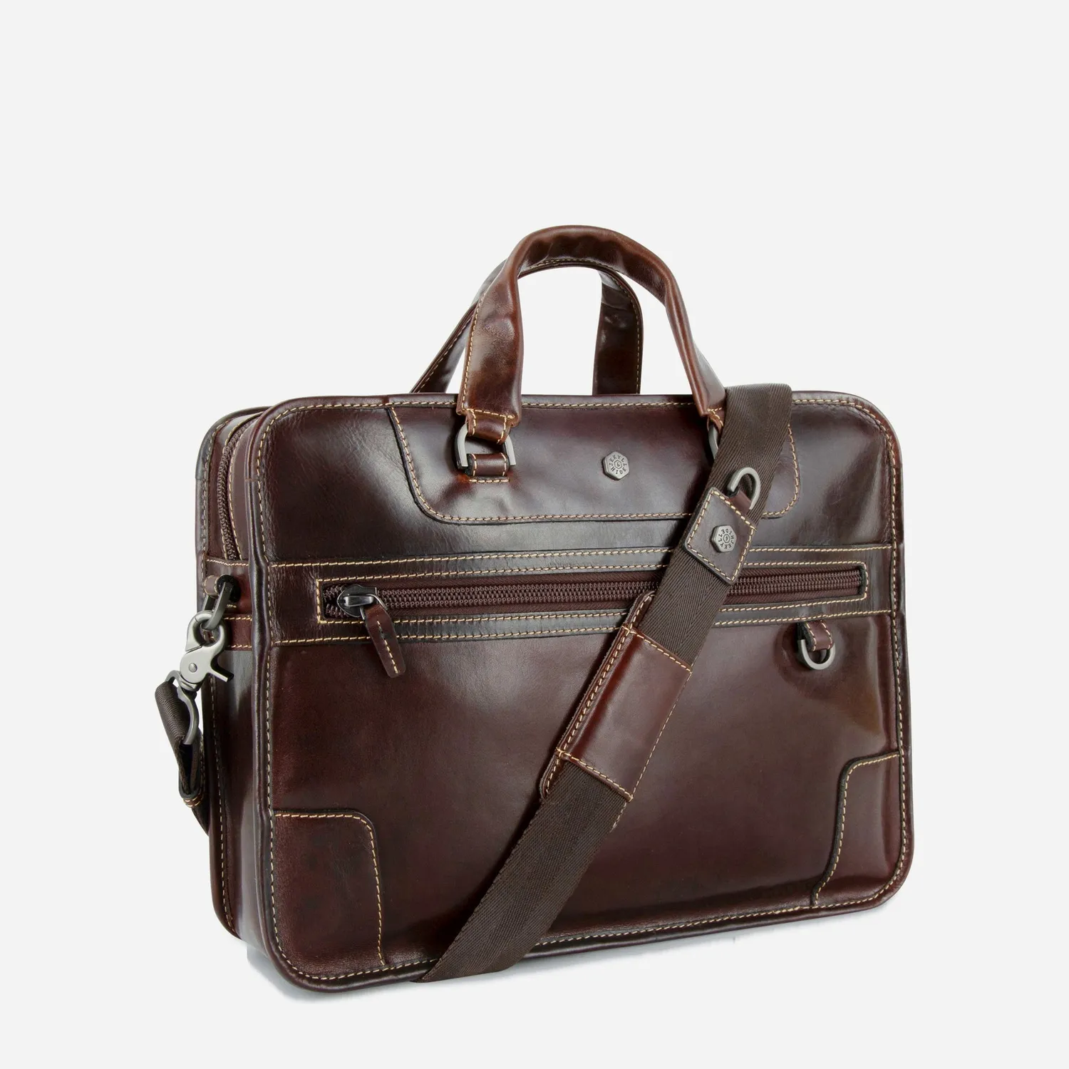 Jekyll & Hide Oxford Medium Briefcase Cartella Pelle 15"