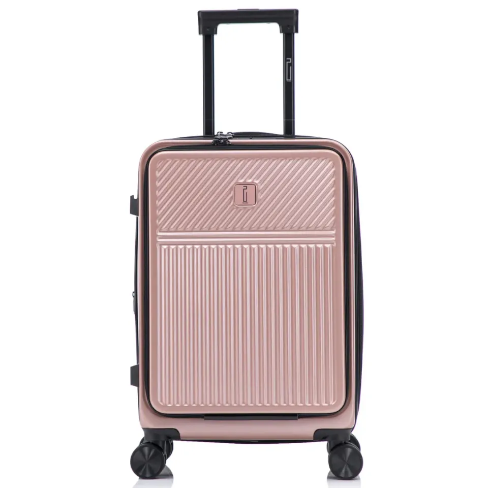 CELIMS Premium 58 cm valigia cabina apertura frontale Rose estensibile