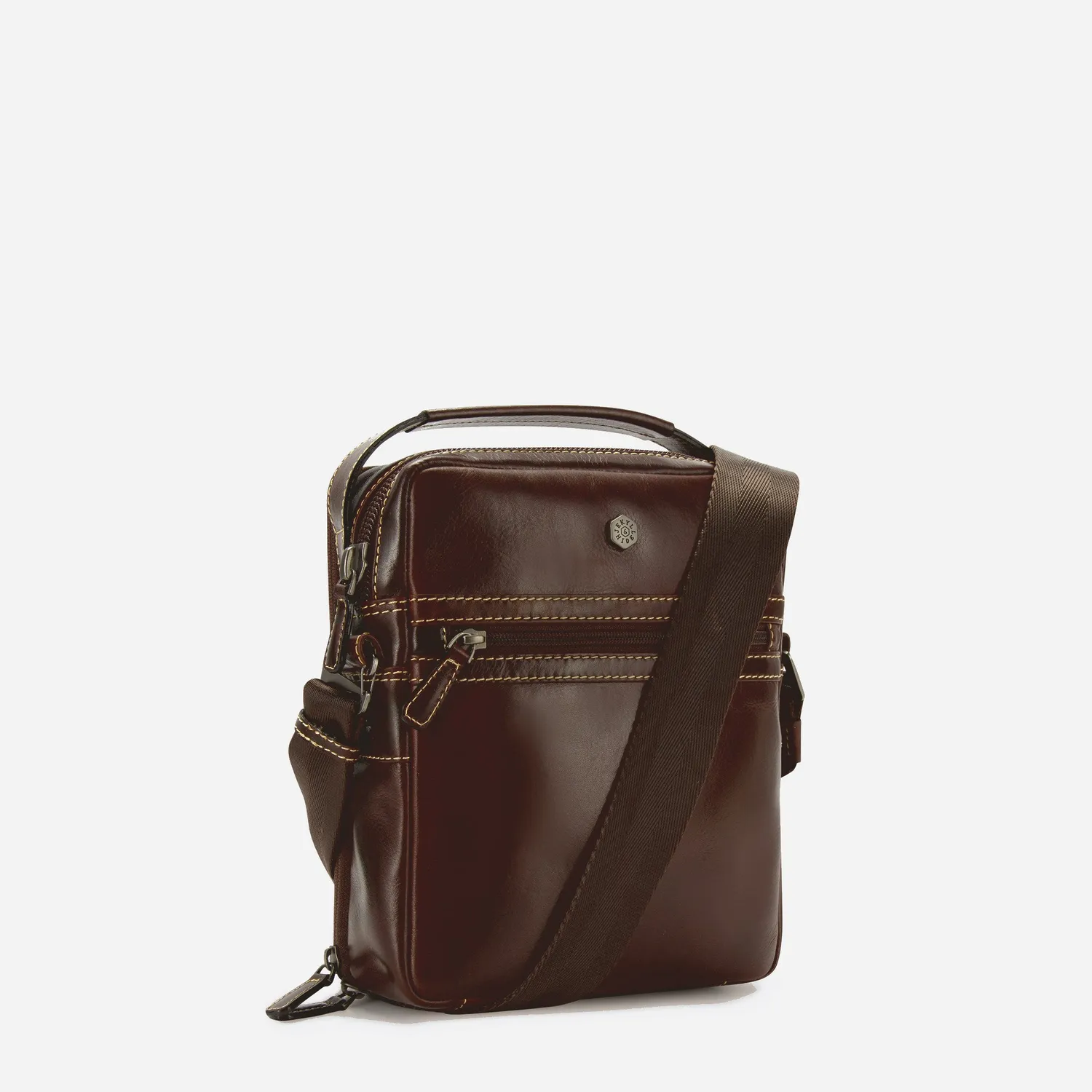 Jekyll Hide Oxford crossbody organiser pelle nero