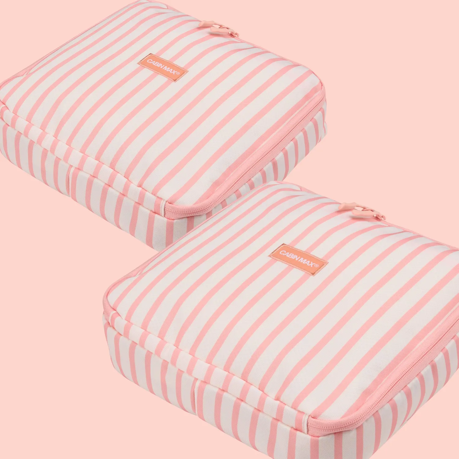 Cabin Max Classic Striped set 5 packing cubes rosa