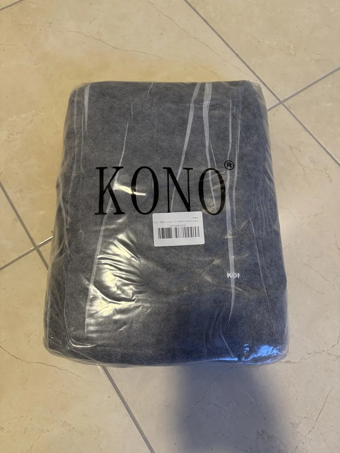 Kono zaino porta PC 15,6 pollici nero antifurto