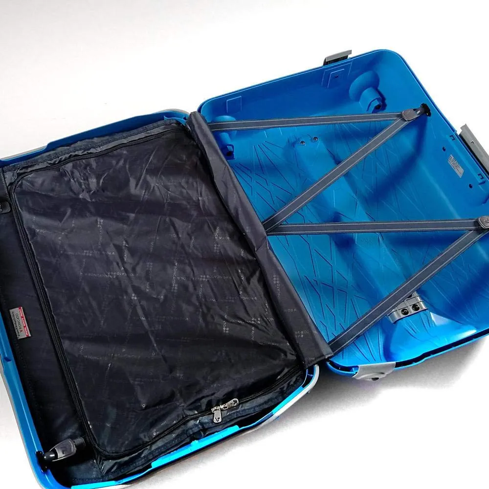 Roncato Light Trolley Medio 68 cm Blu Ciano rigido 80 L