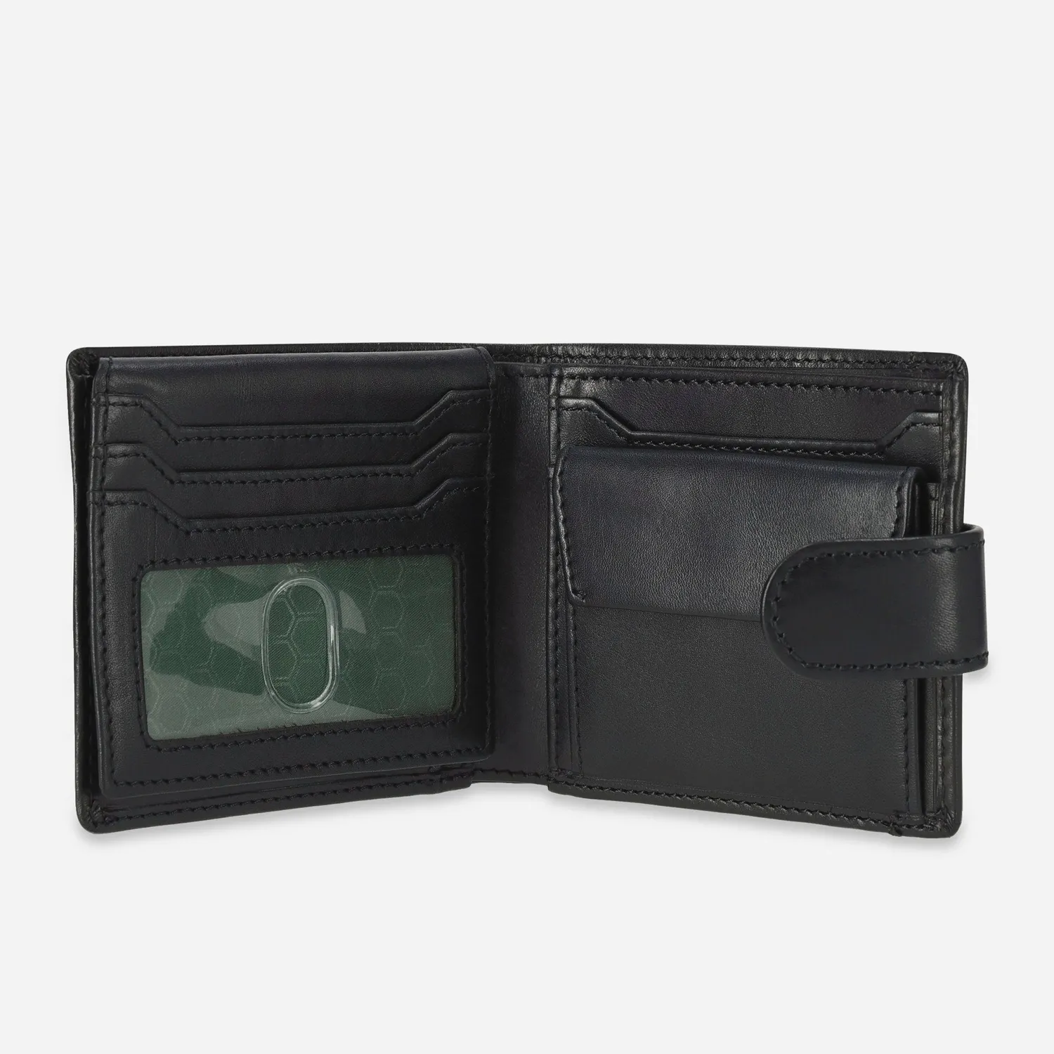 Jekyll Hide Oxford Portafoglio Uomo Nero Pelle Monete