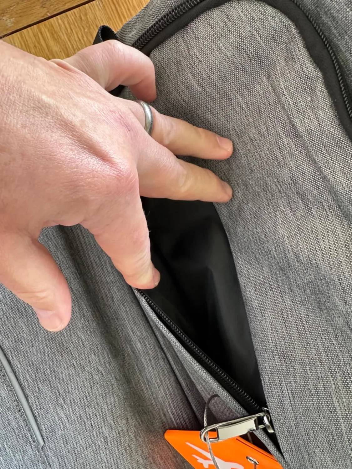 Kono 45x36x20 zaino bagaglio a mano 30L grigio EasyJet