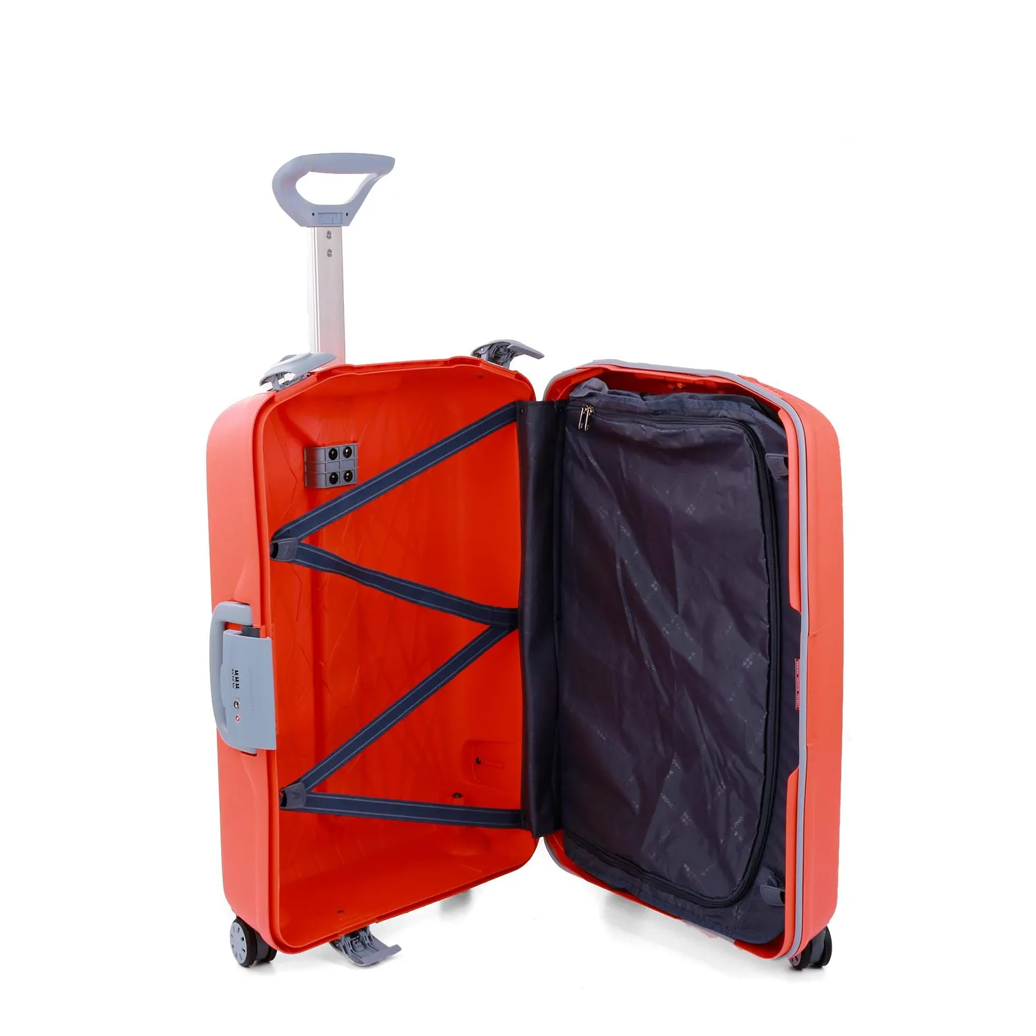 Roncato Light Trolley Medio 4R Valigia 68 cm 80 L Blu ultraleggera