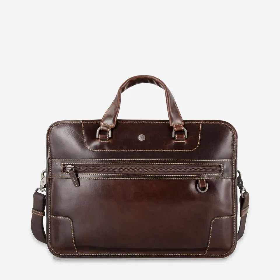 Jekyll & Hide Oxford Medium Briefcase Cartella Pelle 15"