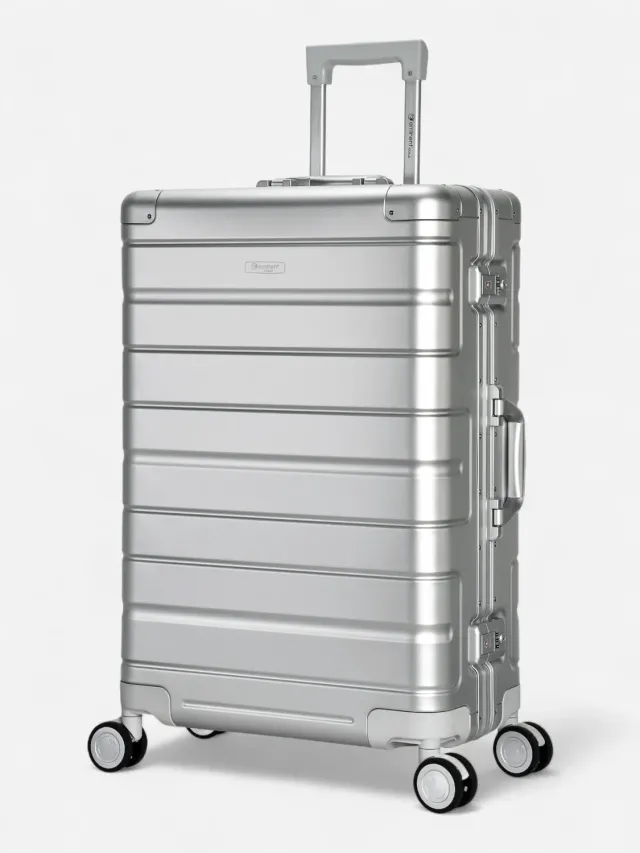 Eminent Athens Medio trolley alluminio TSA argento