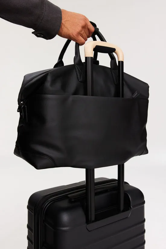 Beis Premium Duffle borsone nero in pelle vegana
