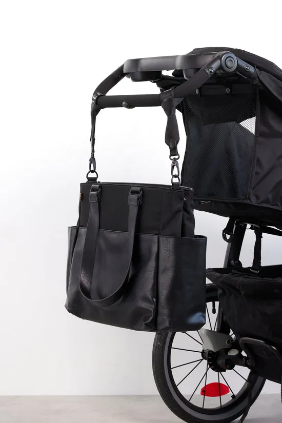 Beis Diaper Bag borsa fasciatoio nera multifunzione