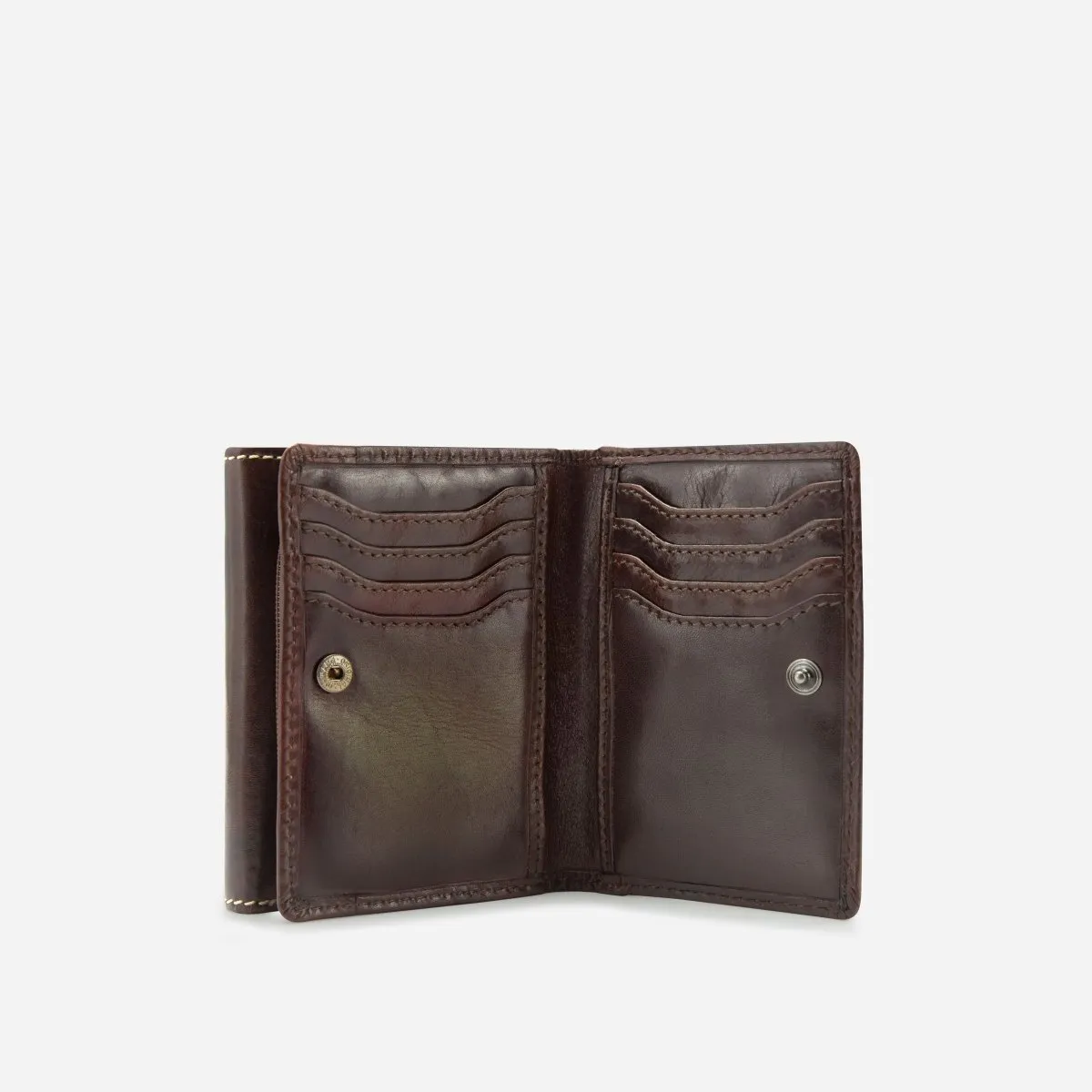 Jekyll & Hide Oxford Compact portafoglio donna nero pelle